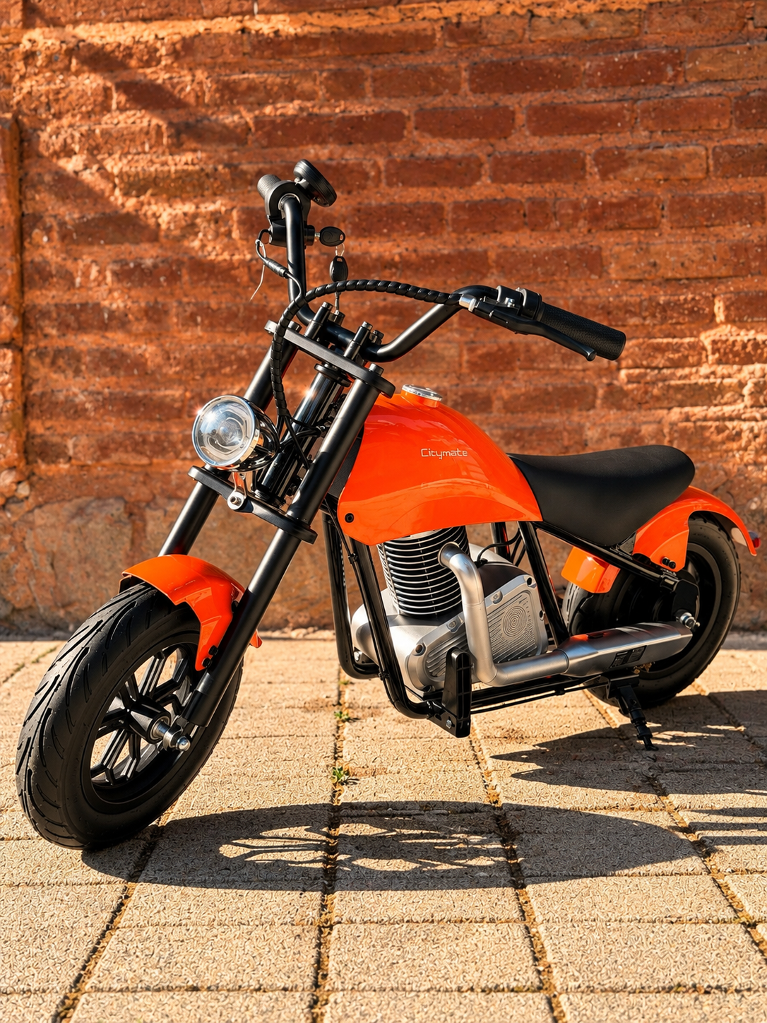36V 180W Chopper Akülü Motor Elden Gazlı Dumanlı Şişme Lastikli Lityum pilli