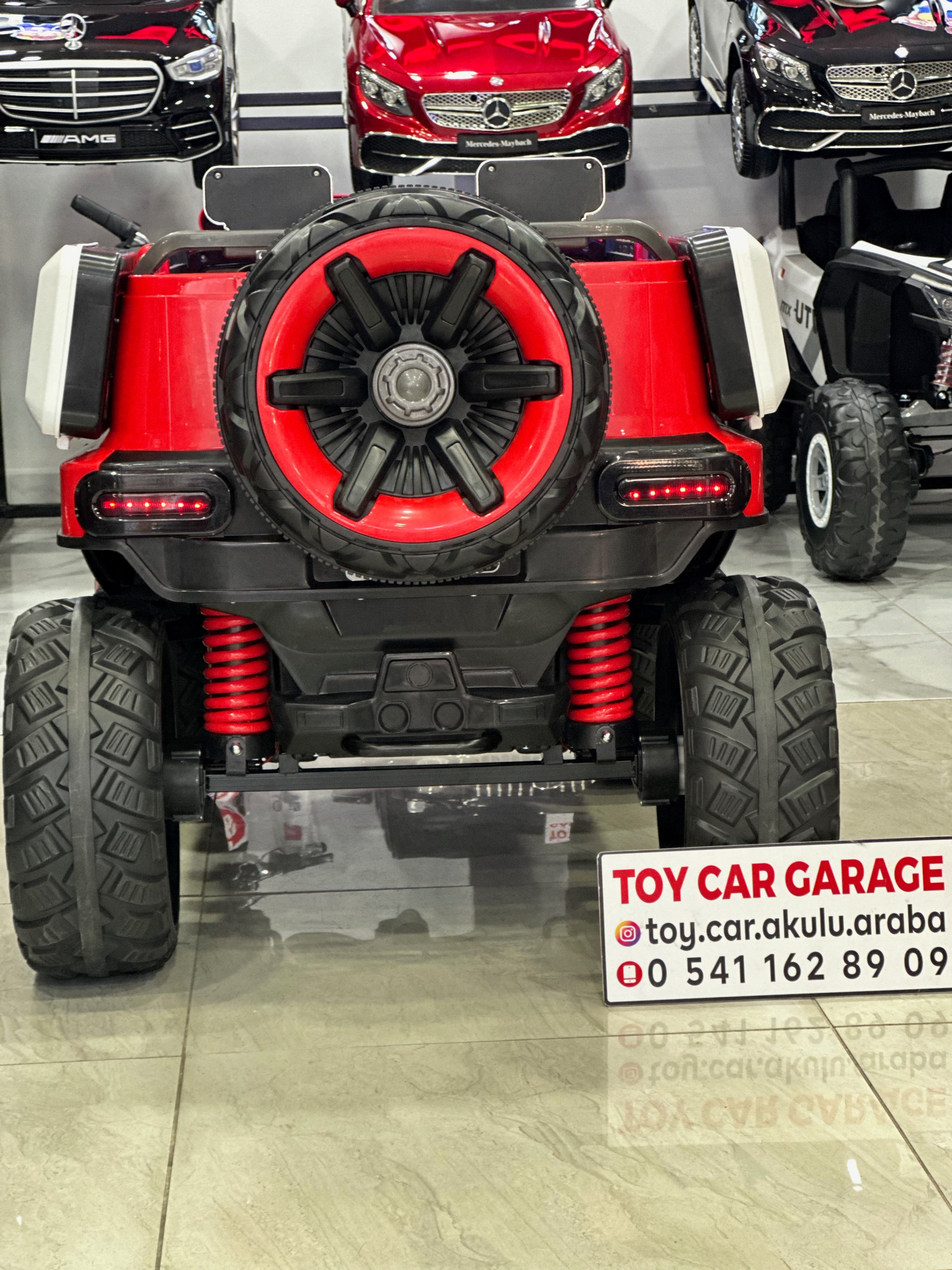 DEV JEEP 24W 4*4 KIRMIZI