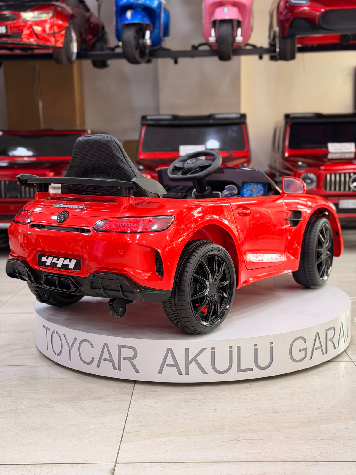 MERCEDES AKÜLÜ ARABA 12W 0-6 YAŞ KIRMIZI
