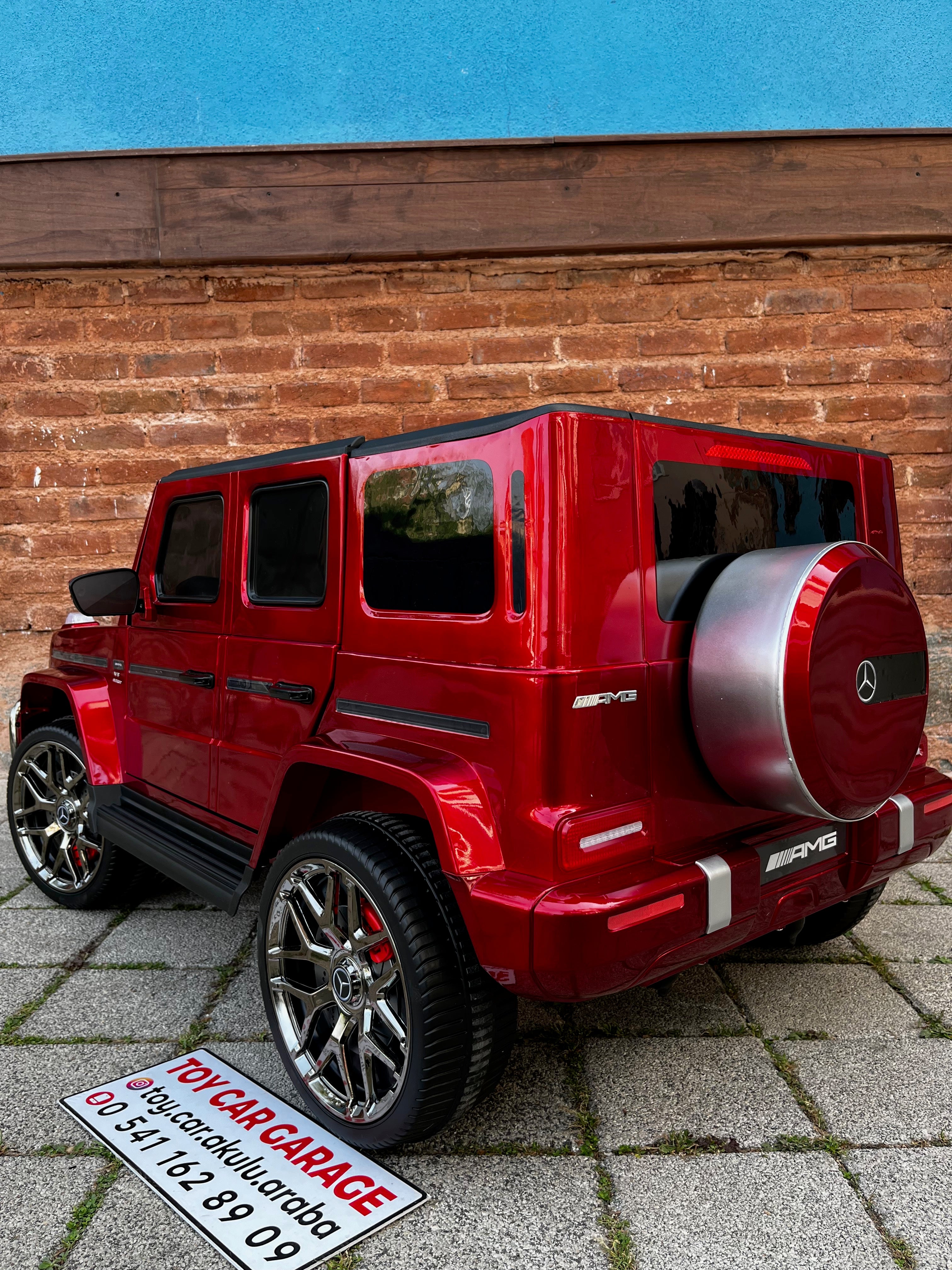 MERCEDES G63 AKÜLÜ ARABA 24W BORDO