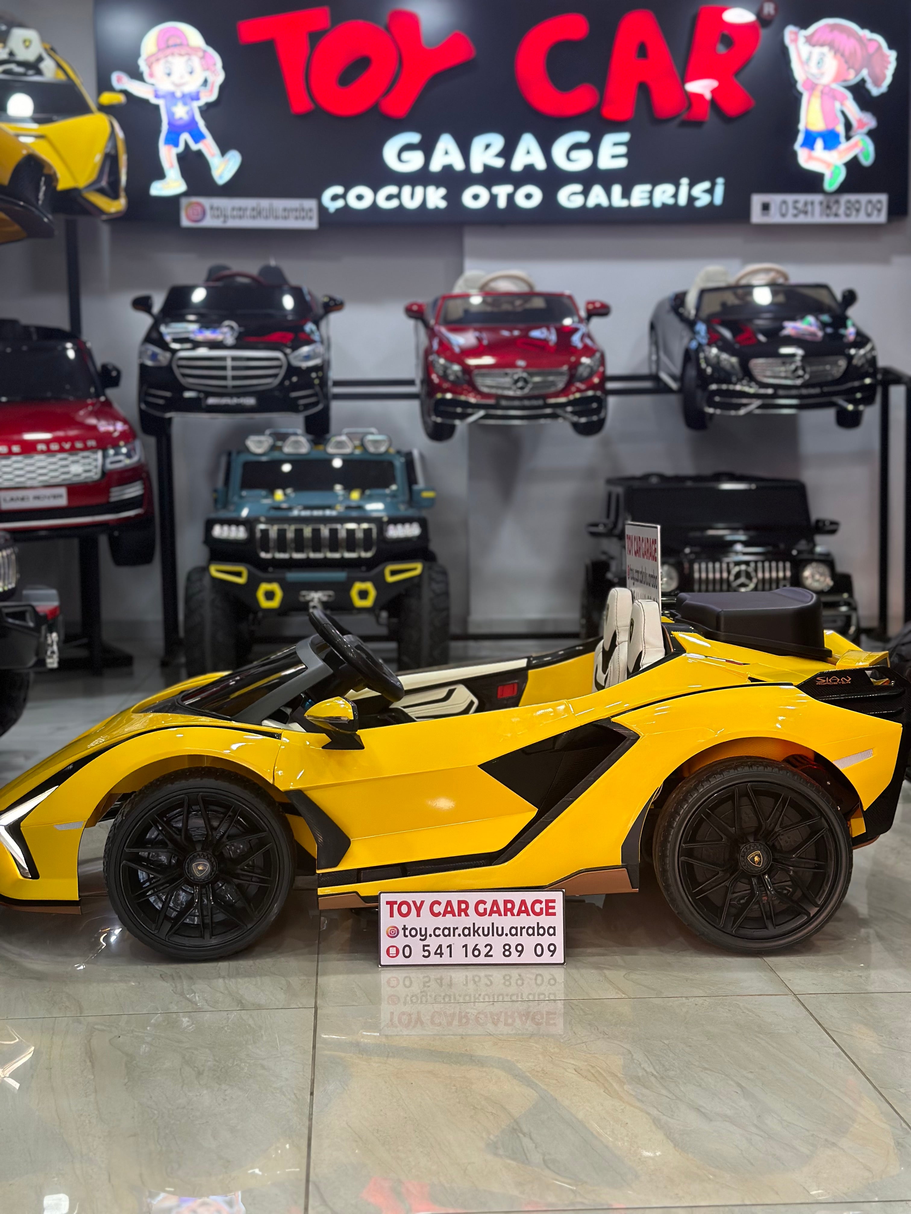 LAMBORGHİNİ SİAN DRİFT ARABASI 24W SARI