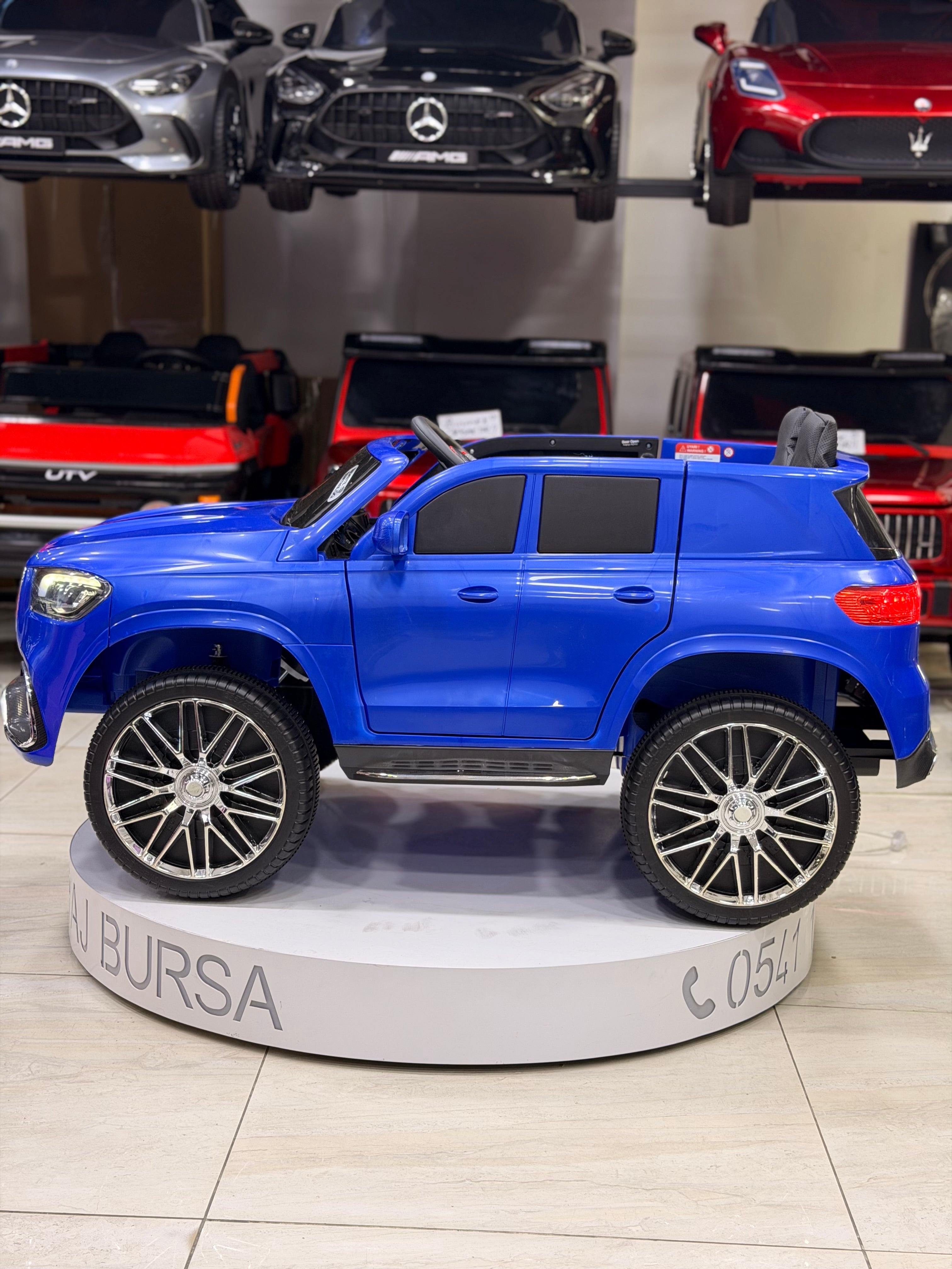 MASERATİ AKÜLÜ ARABA 12W 0-6 YAŞ MAVİ
