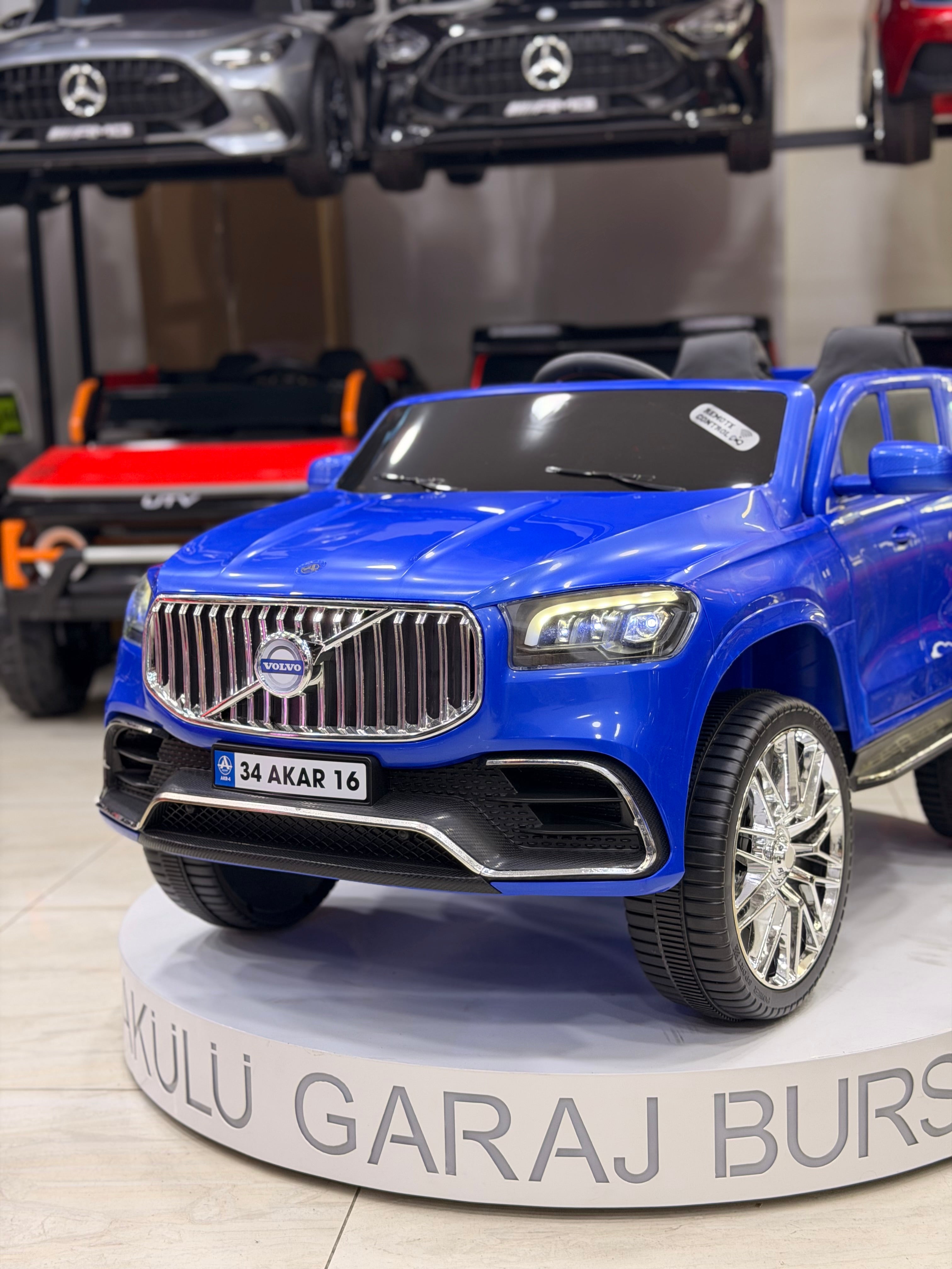 VOLVO AKÜLÜ ARABA 12W 0-6 YAŞ MAVİ