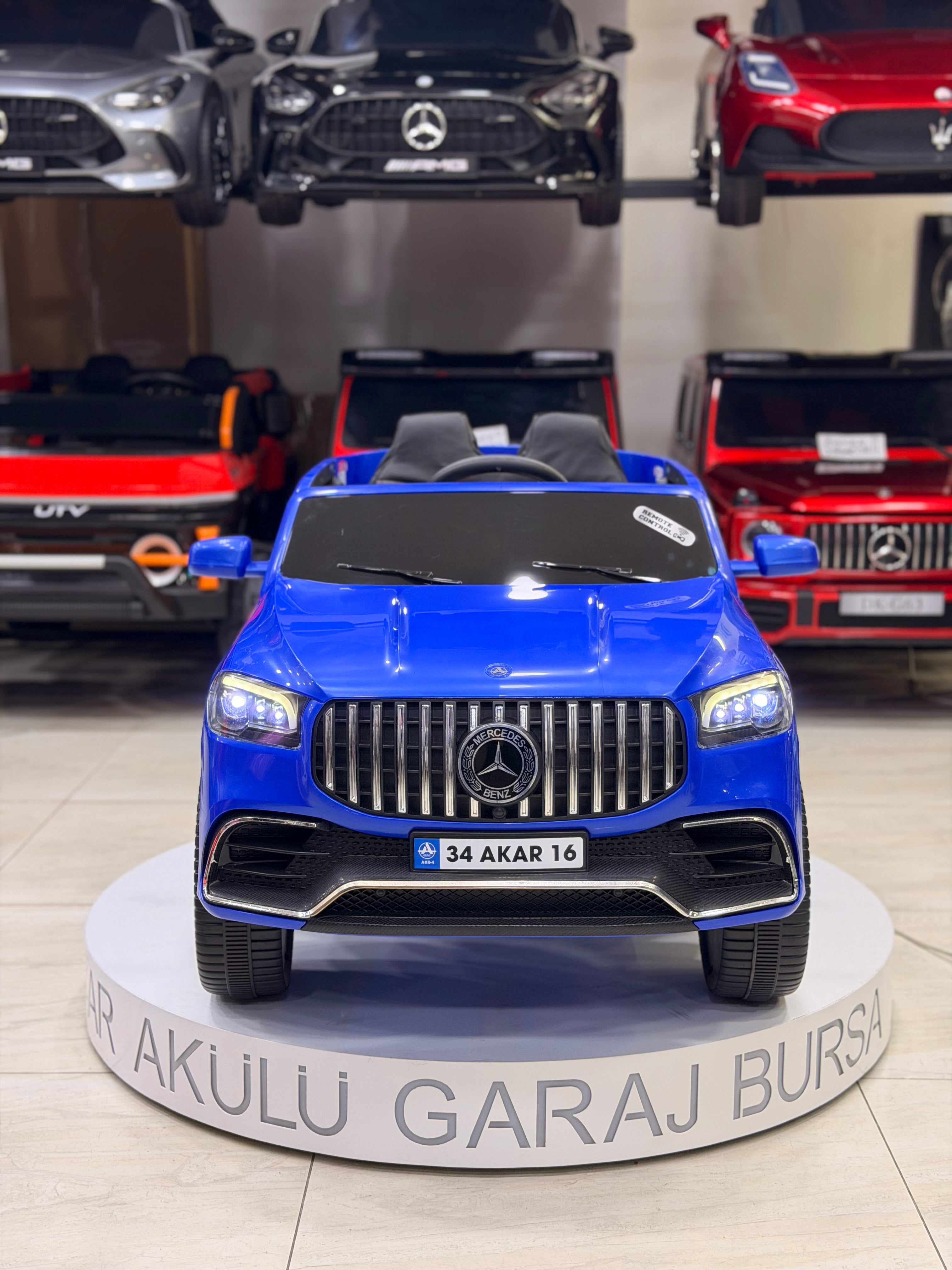 MERCEDES AKÜLÜ ARABA 12W 0-6 YAŞ MAVİ