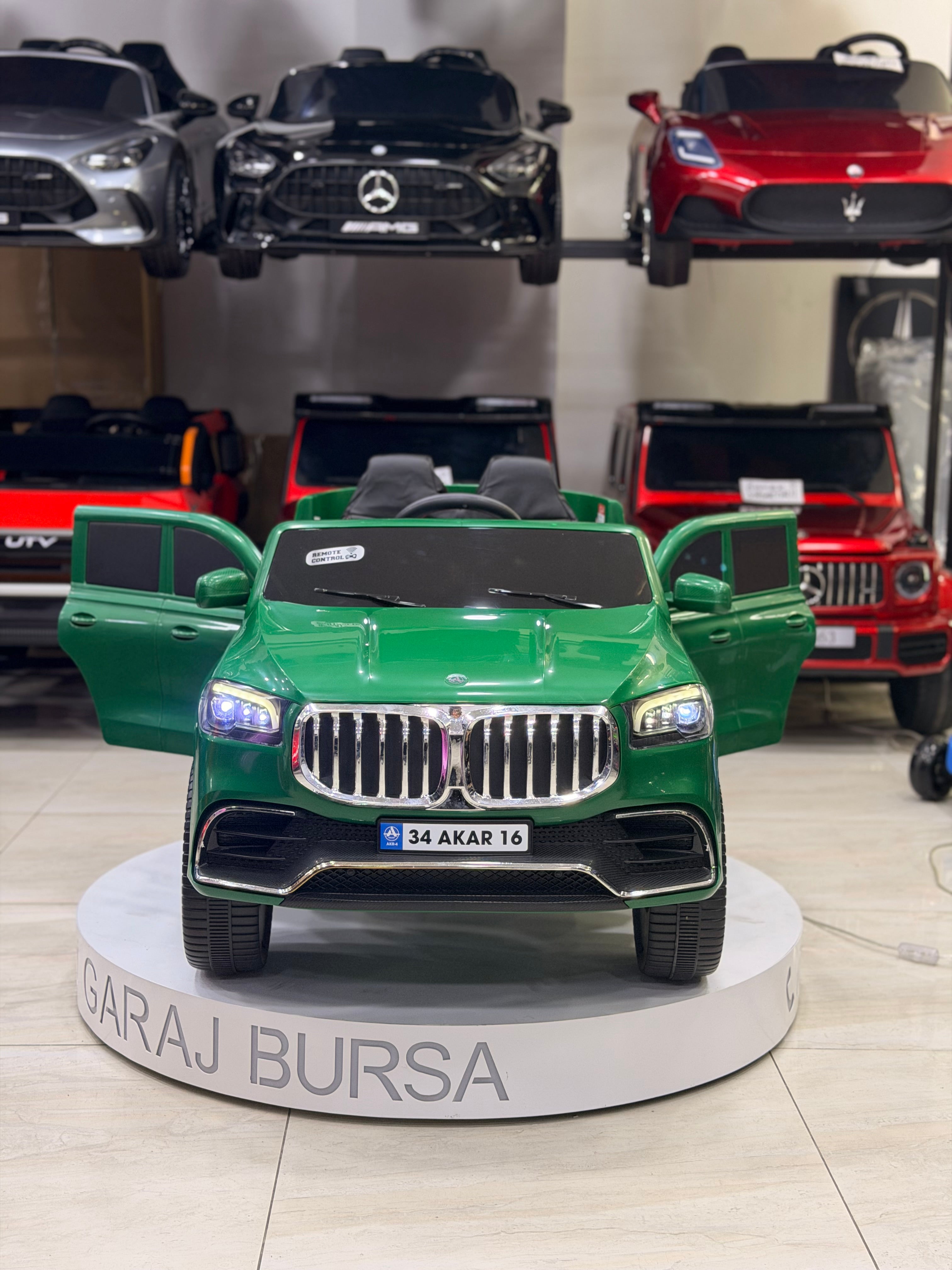 BMW AKÜLÜ ARABA 12W 0-6 YAŞ YEŞİL