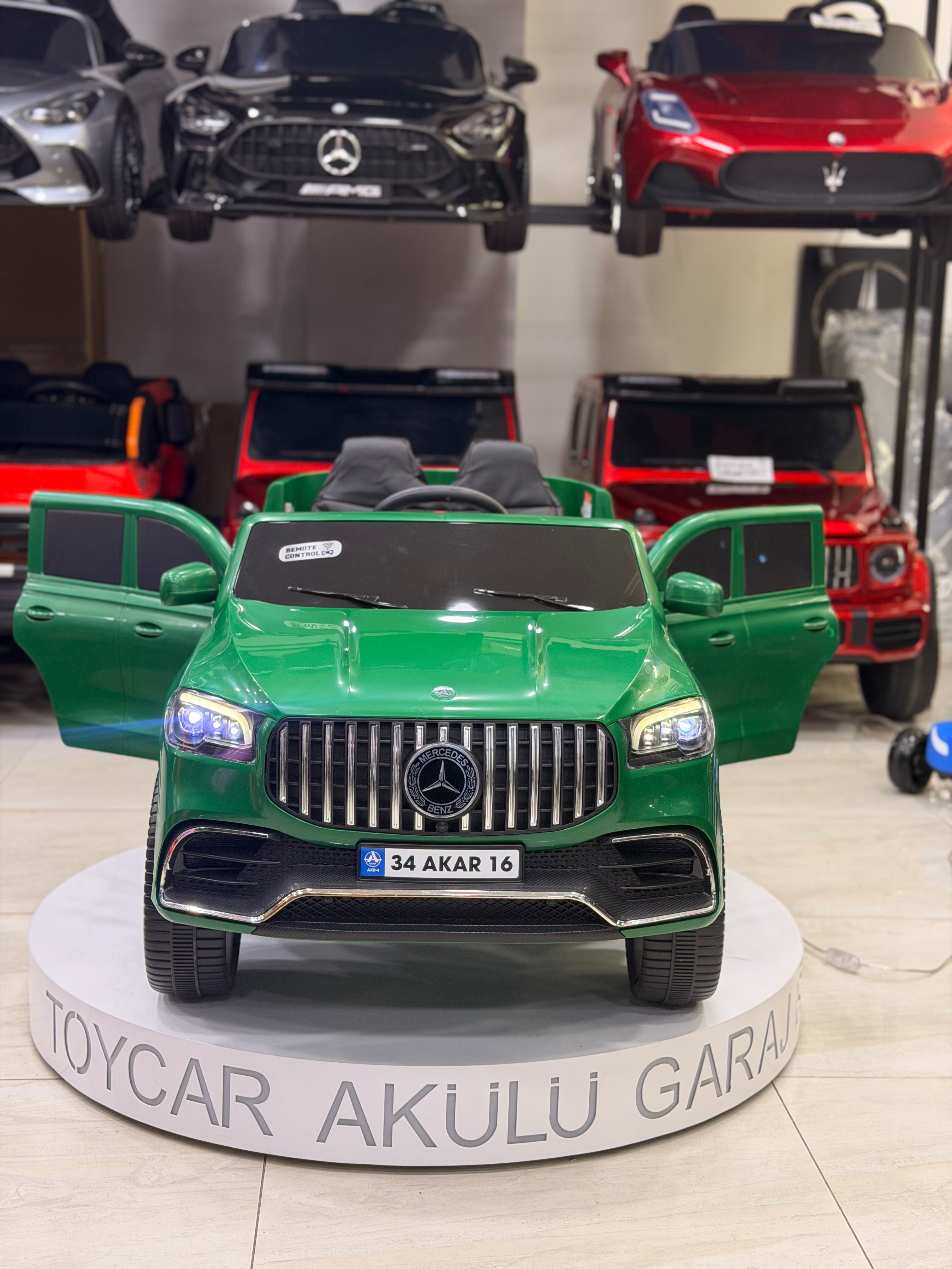 MERCEDES AKÜLÜ ARABA 12W 0-6 YAŞ YEŞİL