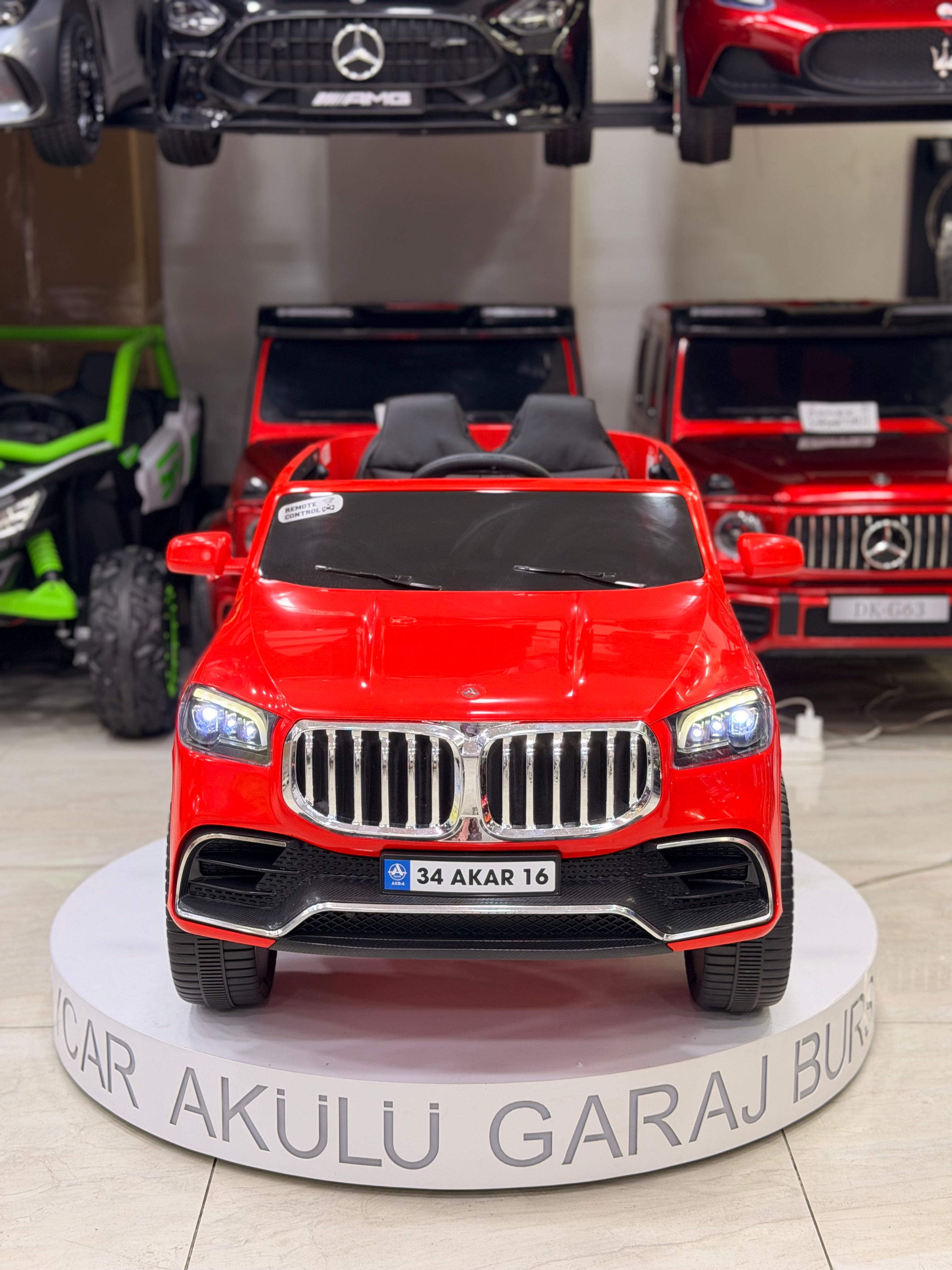 BMW AKÜLÜ ARABA 12W 0-6 YAŞ KIRMIZI