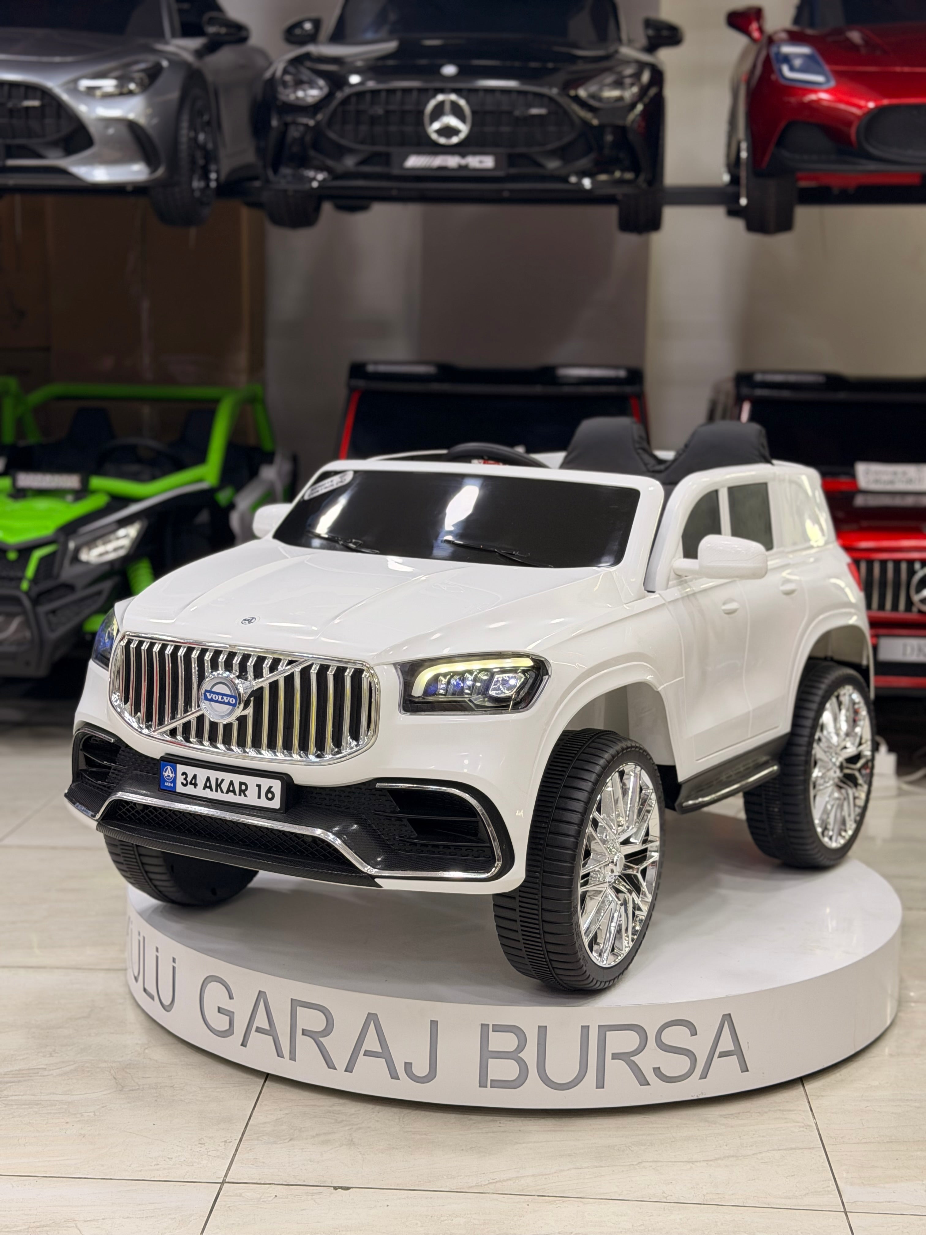 VOLVO AKÜLÜ ARABA 12W 0-6 YAŞ BEYAZ
