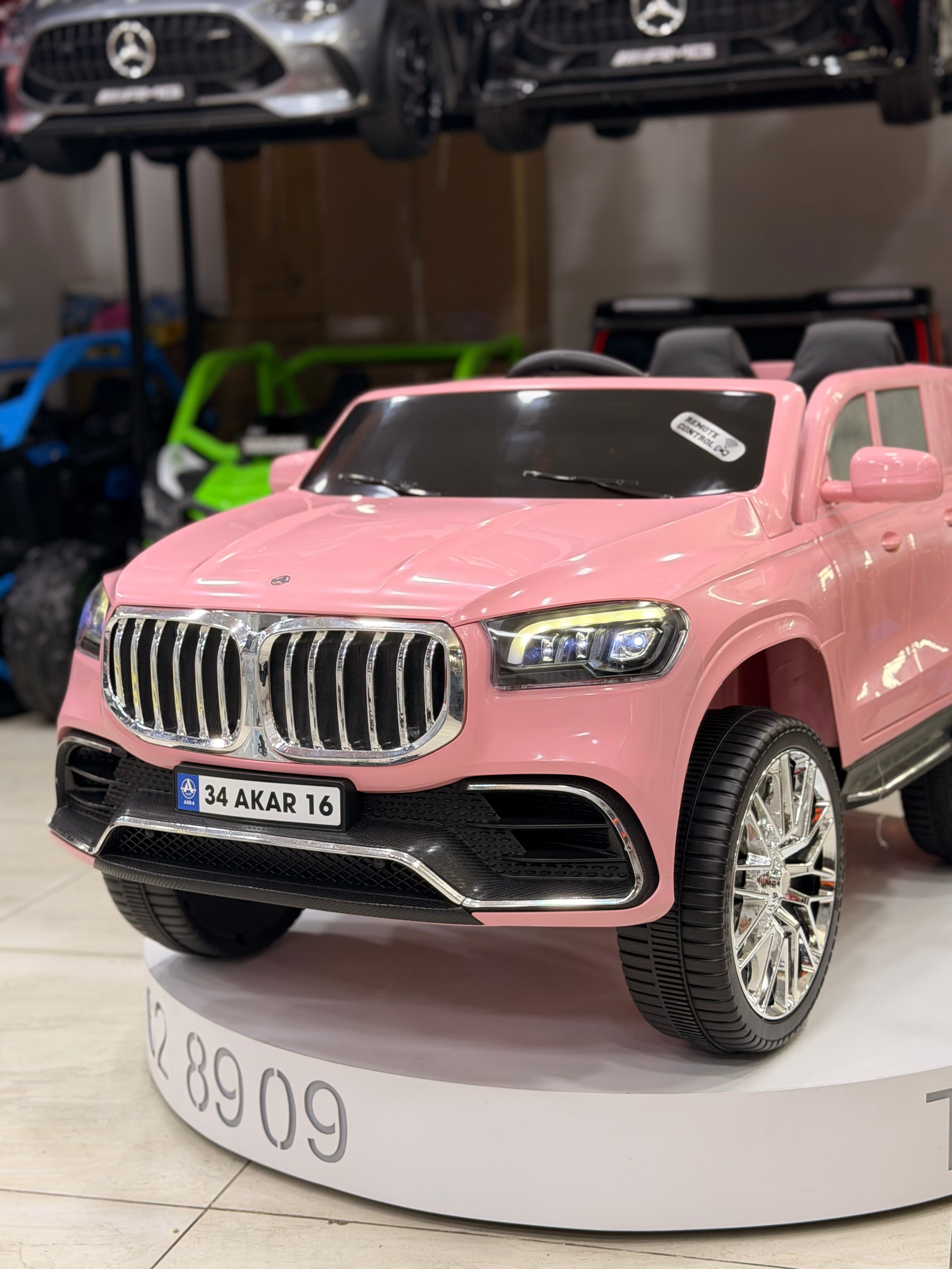 BMW AKÜLÜ ARABA 12W 0-6 YAŞ PEMBE