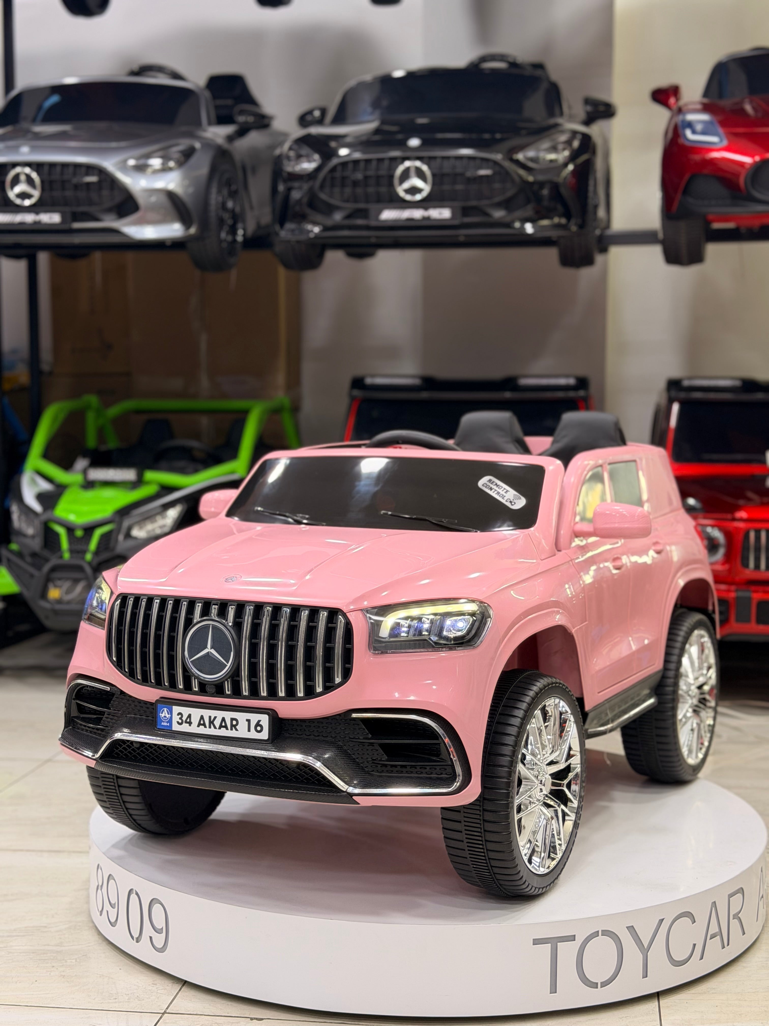 MERCEDES AKÜLÜ ARABA 12W 0-6 YAŞ PEMBE