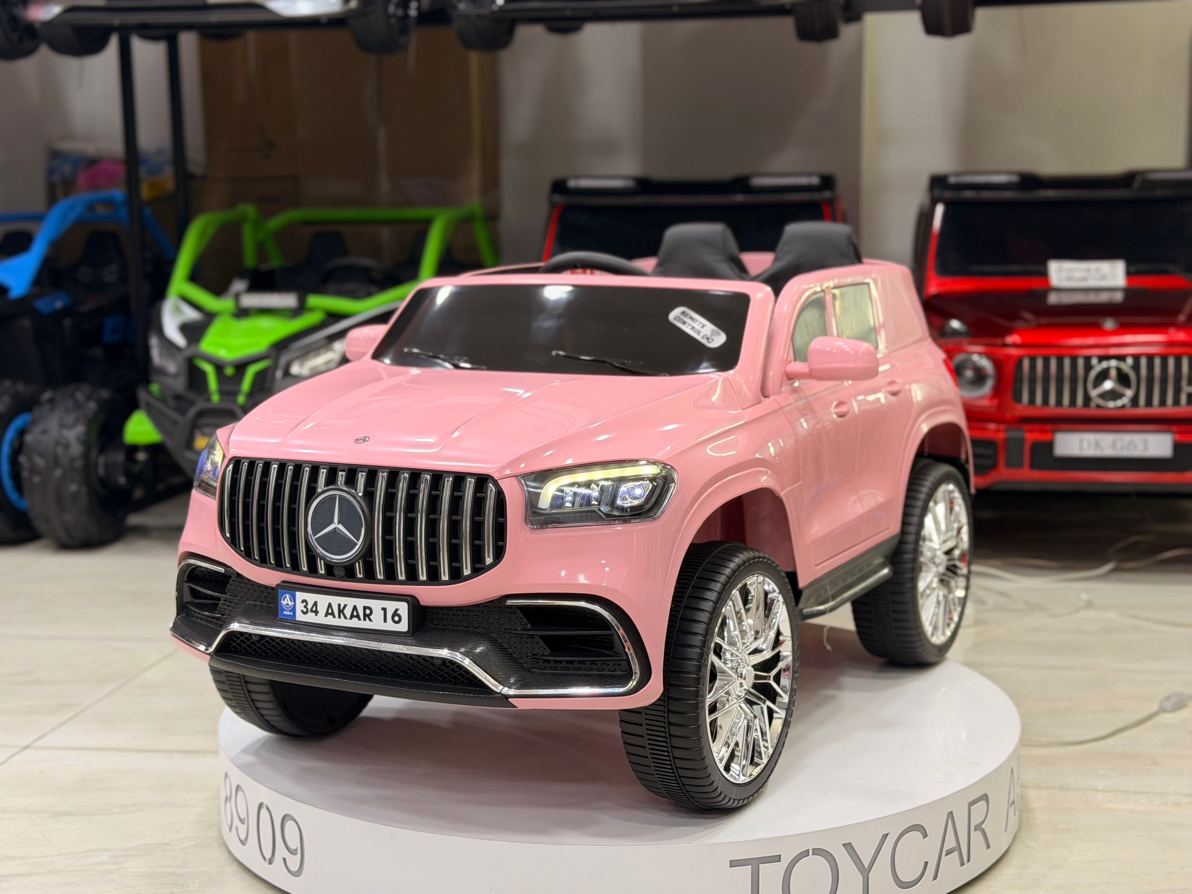 MERCEDES AKÜLÜ ARABA 12W 0-6 YAŞ PEMBE