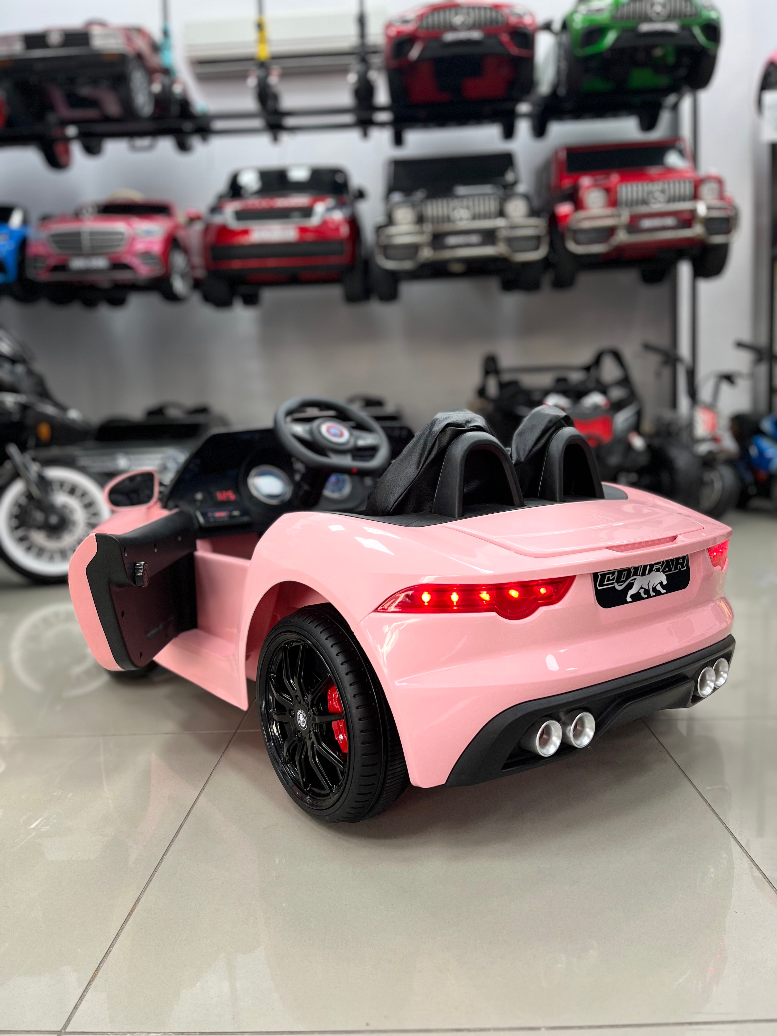 JAGUAR AKÜLÜ ARABA 12W 0-6 YAŞ PEMBE