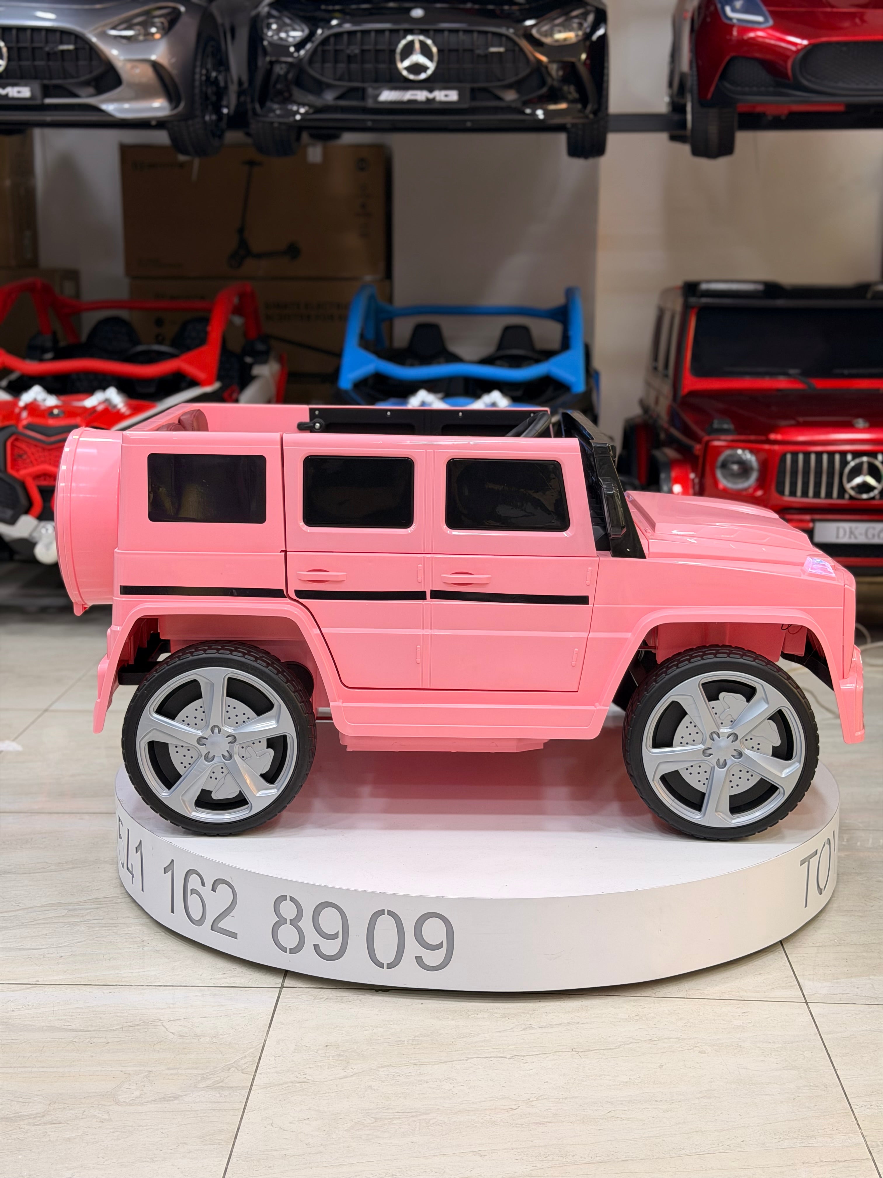 MERCEDES G63 KÜÇÜK BOY PEMBE 12W 0-6 YAŞ