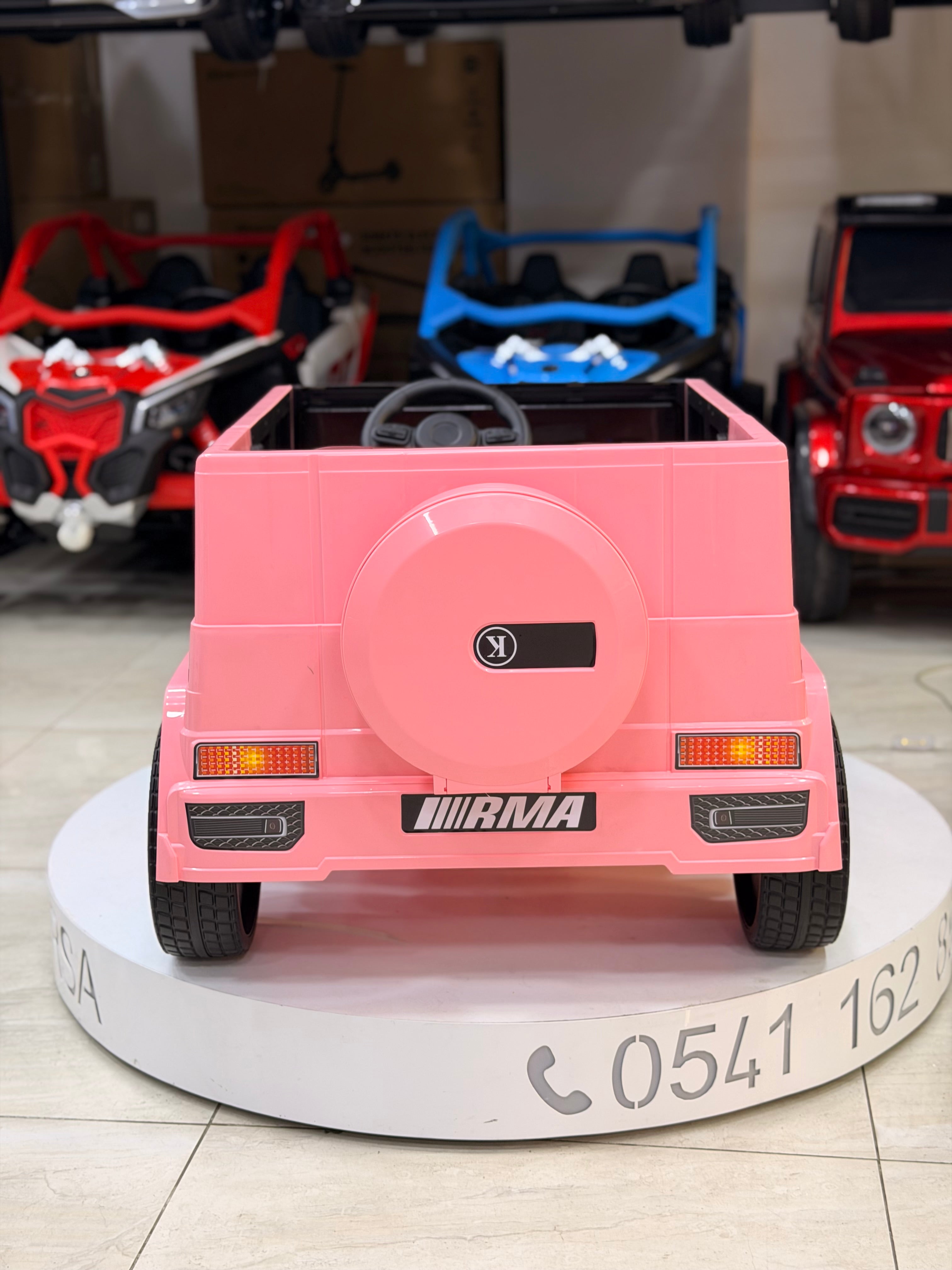 MERCEDES G63 KÜÇÜK BOY PEMBE 12W 0-6 YAŞ