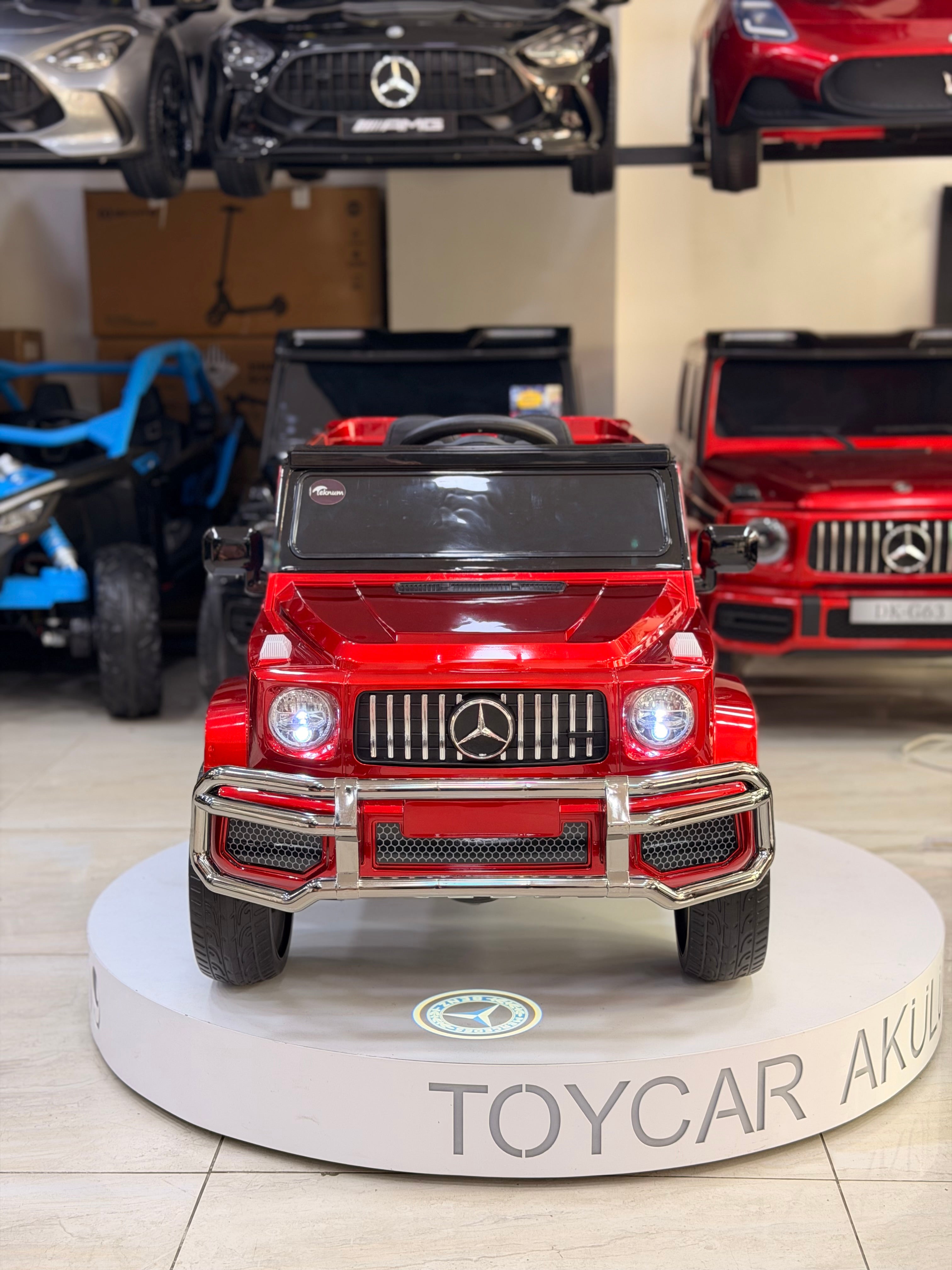 MERCEDES G63 KÜÇÜK BOY 12W 0-6 YAŞ BORDO