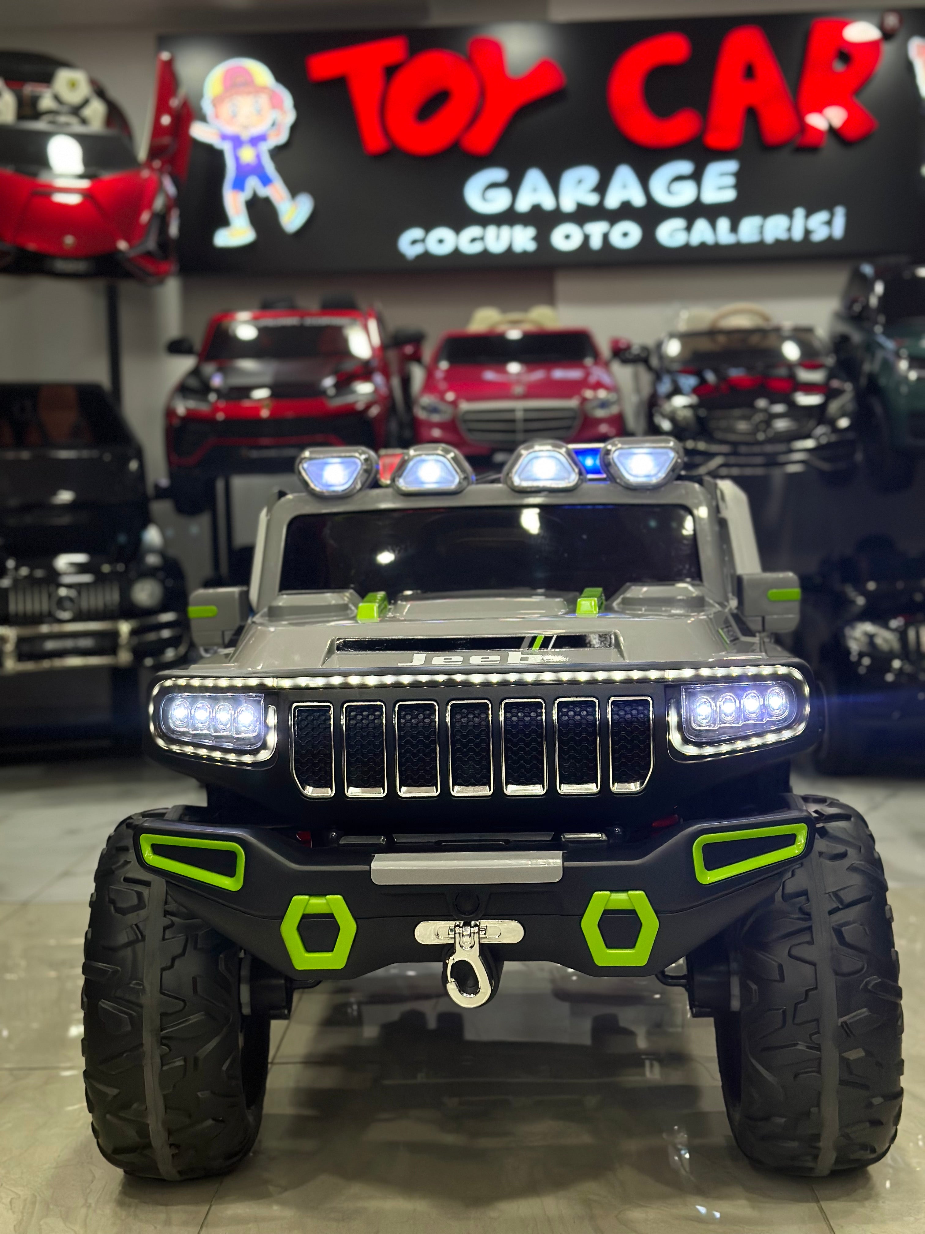 DEV JEEP 24W 4*4 GRİ