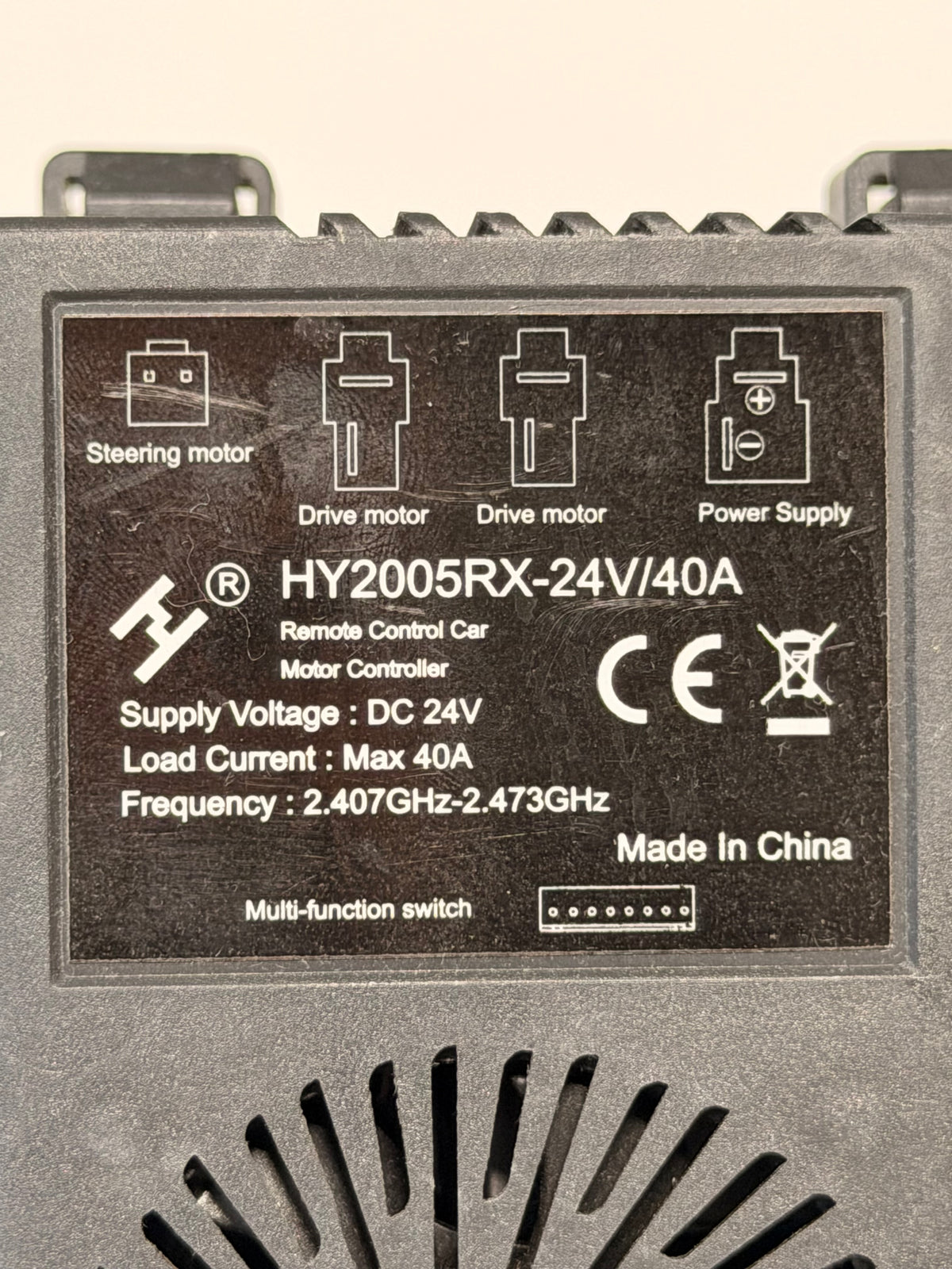 24 VOLT AKÜLÜ ARABA ANAKART HY2005RX-24V/40A