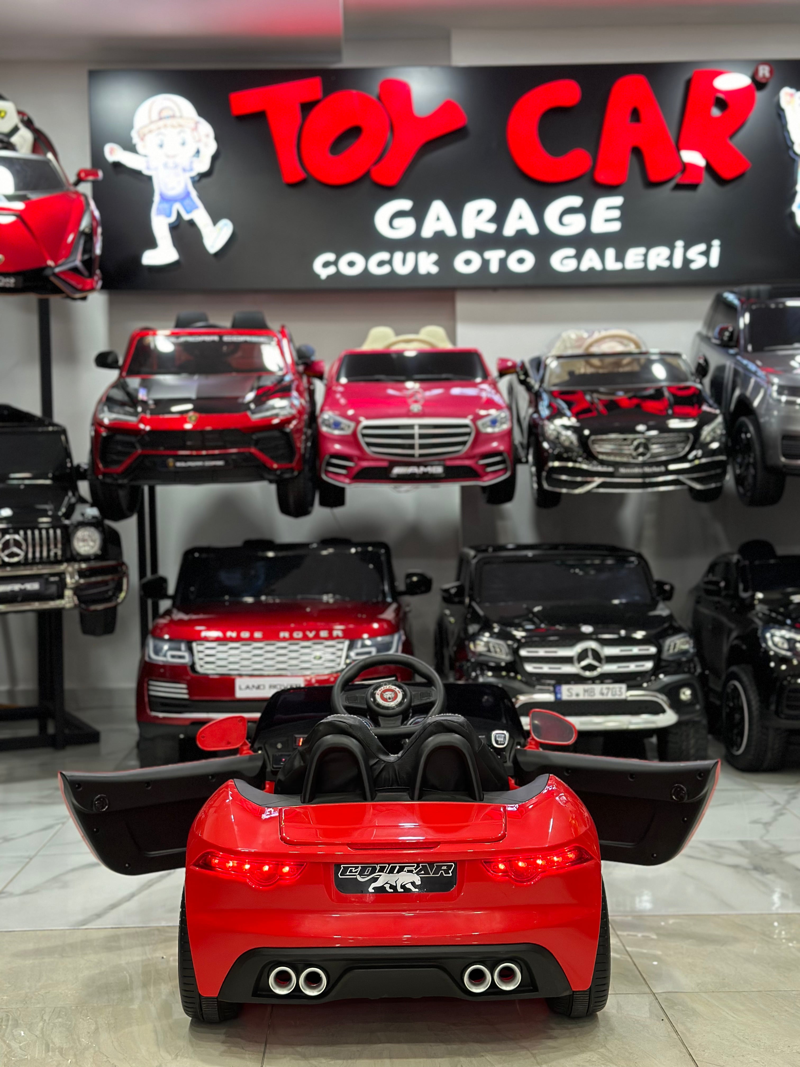 JAGUAR AKÜLÜ ARABA 12W 0-6 YAŞ KIRMIZI