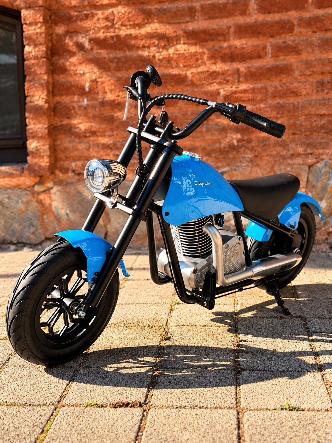 36V 180W Chopper Akülü Motor Elden Gazlı Dumanlı Şişme Lastikli Lityum pilli