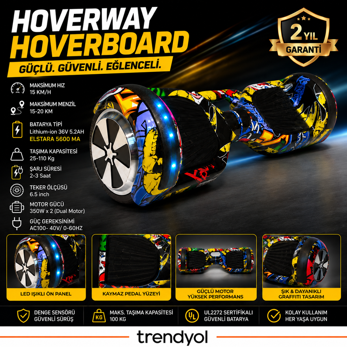 HOVERWAY HOVERBOARD 36V