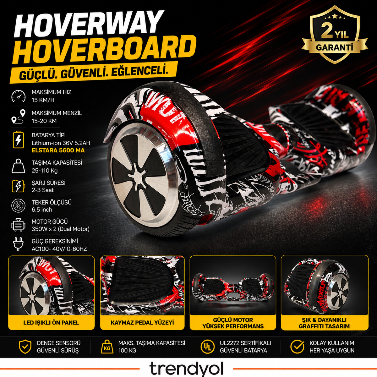 HOVERWAY HOVERBOARD 36V
