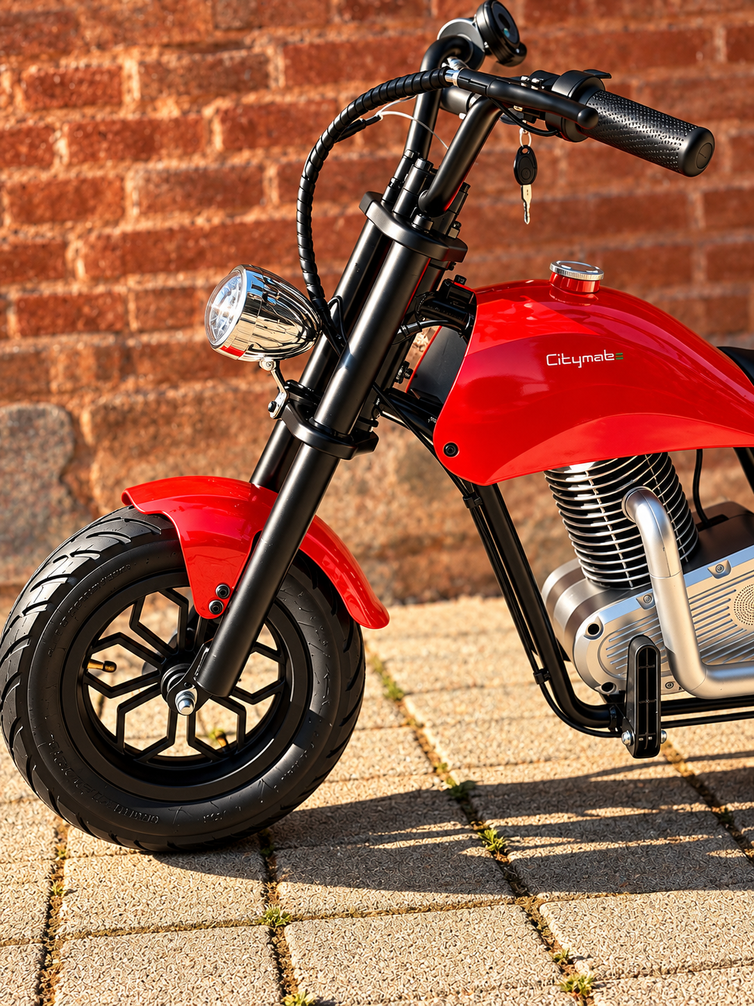 36V 180W Chopper Akülü Motor Elden Gazlı Dumanlı Şişme Lastikli Lityum pilli