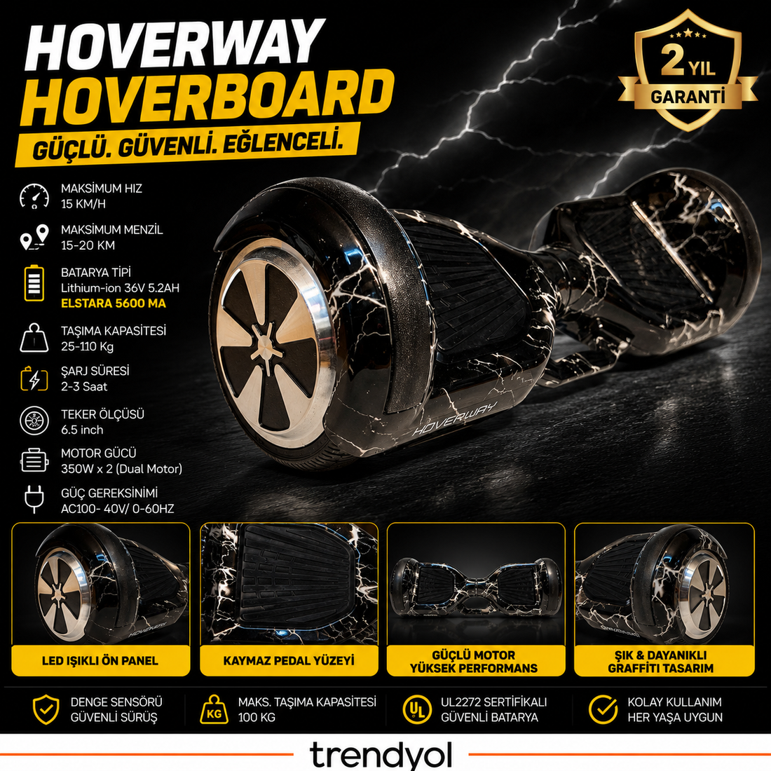 HOVERWAY HOVERBOARD 36V