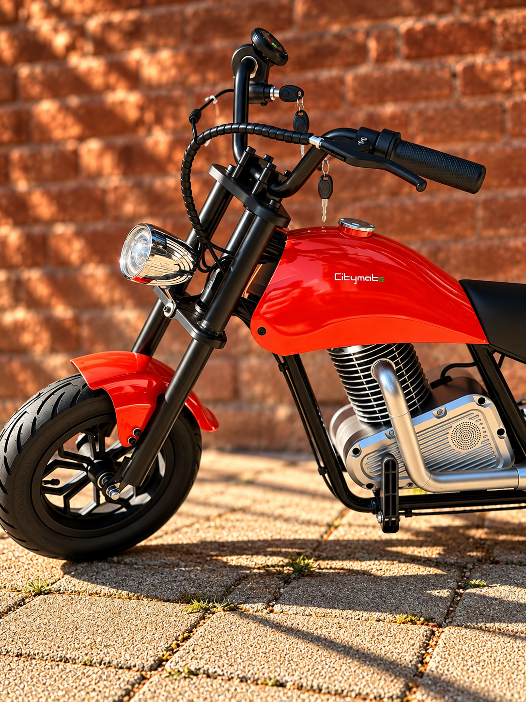 36V 180W Chopper Akülü Motor Elden Gazlı Dumanlı Şişme Lastikli Lityum pilli