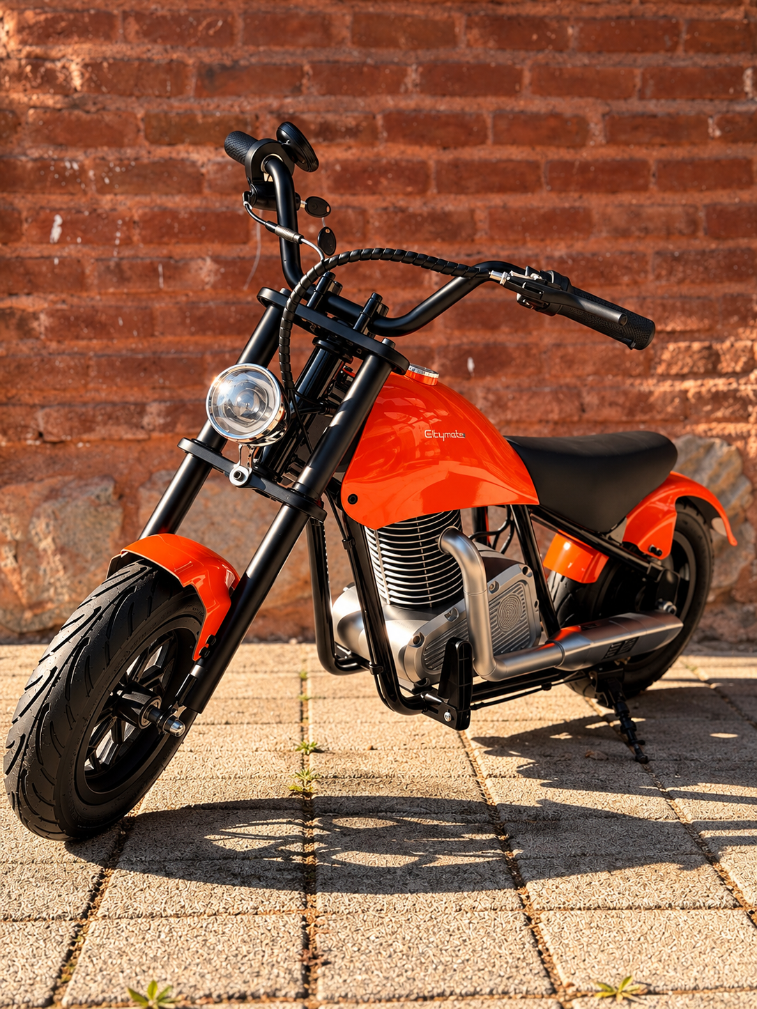 36V 180W Chopper Akülü Motor Elden Gazlı Dumanlı Şişme Lastikli Lityum pilli