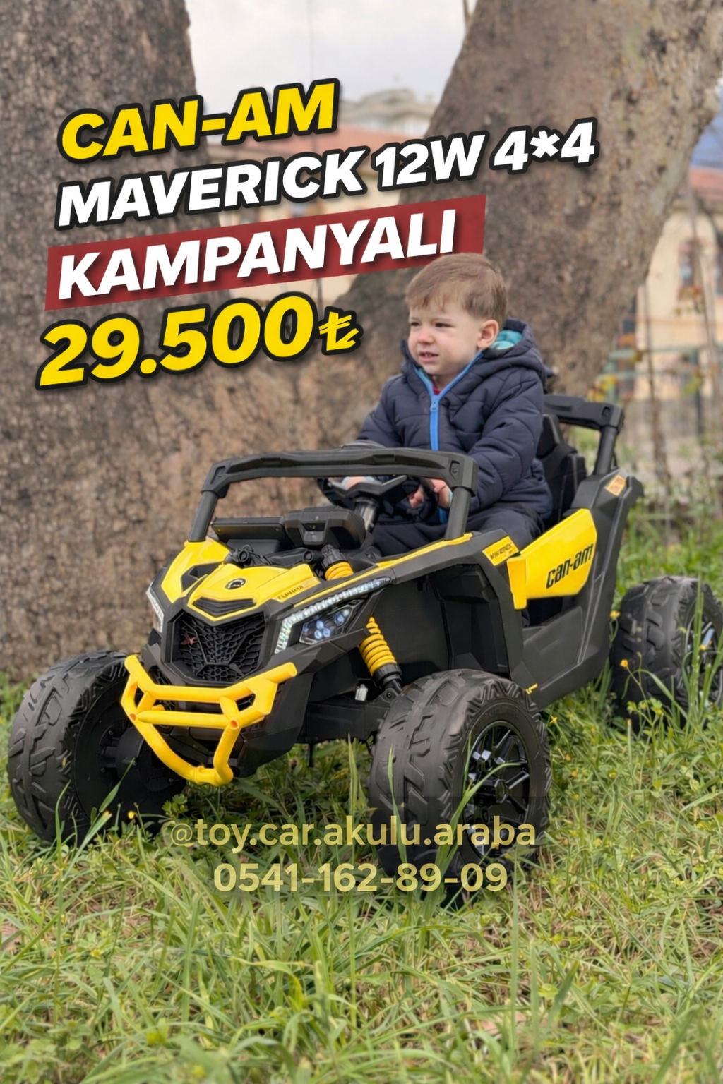 CAN-AM AKÜLÜ UTV 12W 0-6 YAŞ