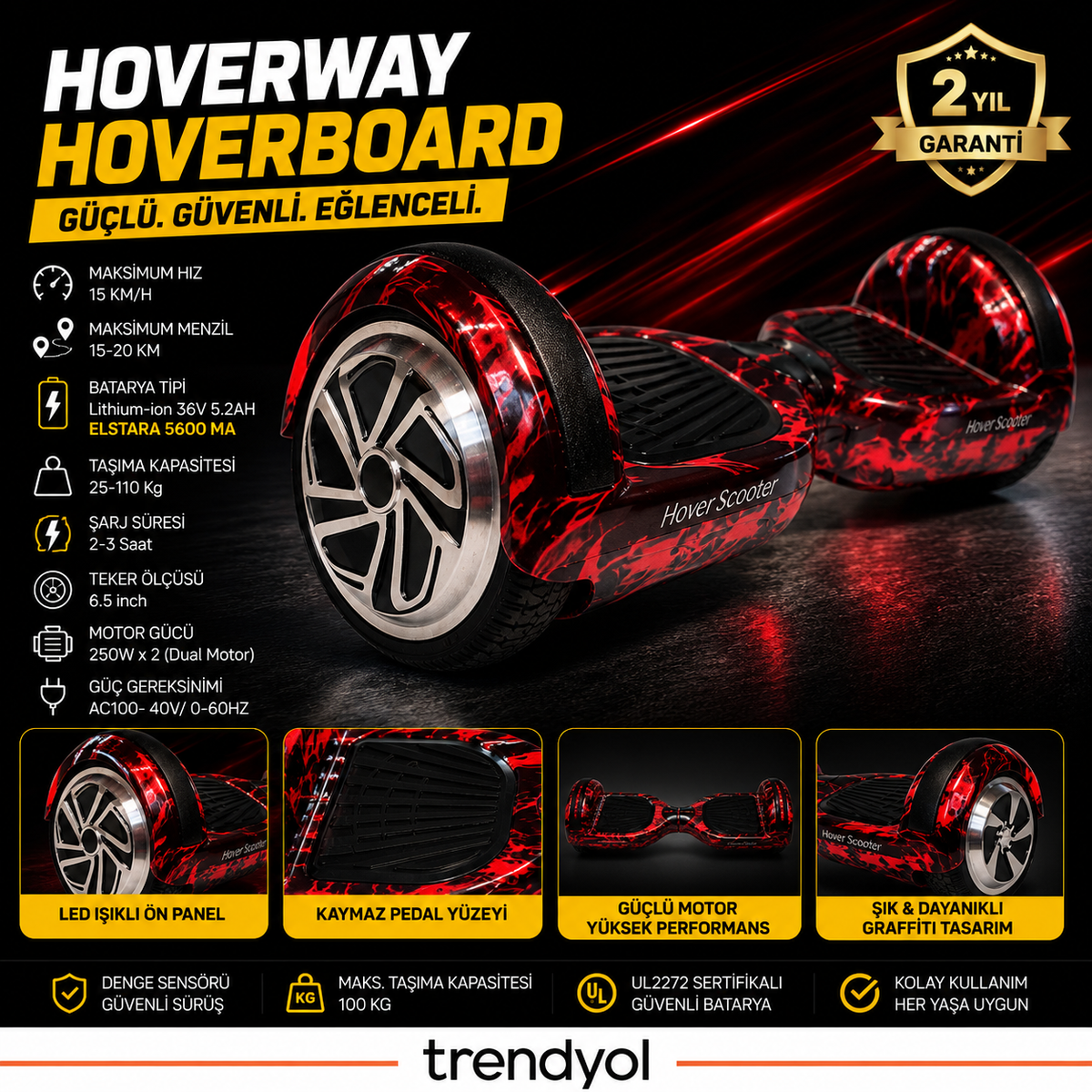 HOVERWAY HOVERBOARD 36V
