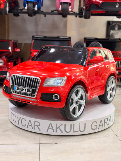 AUDİ AKÜLÜ ARABA 12W 0-6 YAŞ KIRMIZI