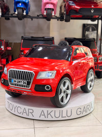 AUDİ AKÜLÜ ARABA 12W 0-6 YAŞ KIRMIZI