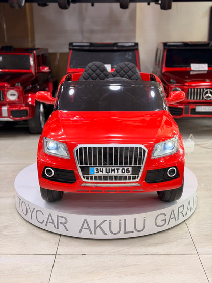 AUDİ AKÜLÜ ARABA 12W 0-6 YAŞ KIRMIZI