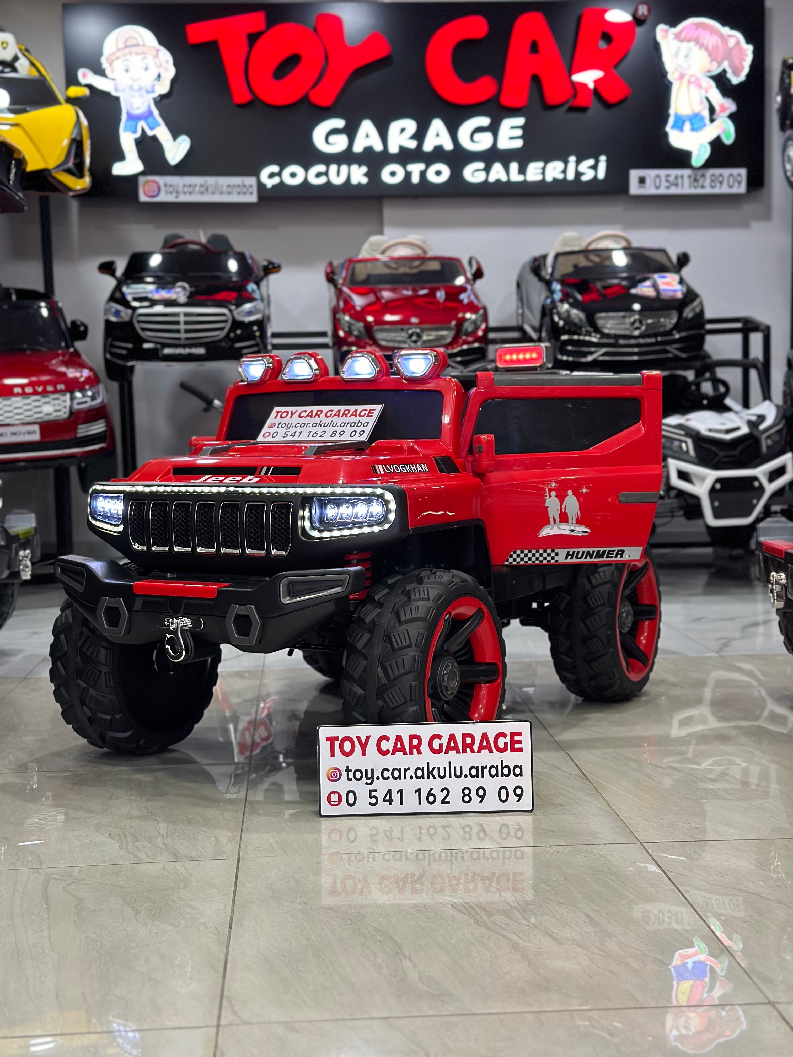 DEV JEEP 24W 4*4 KIRMIZI
