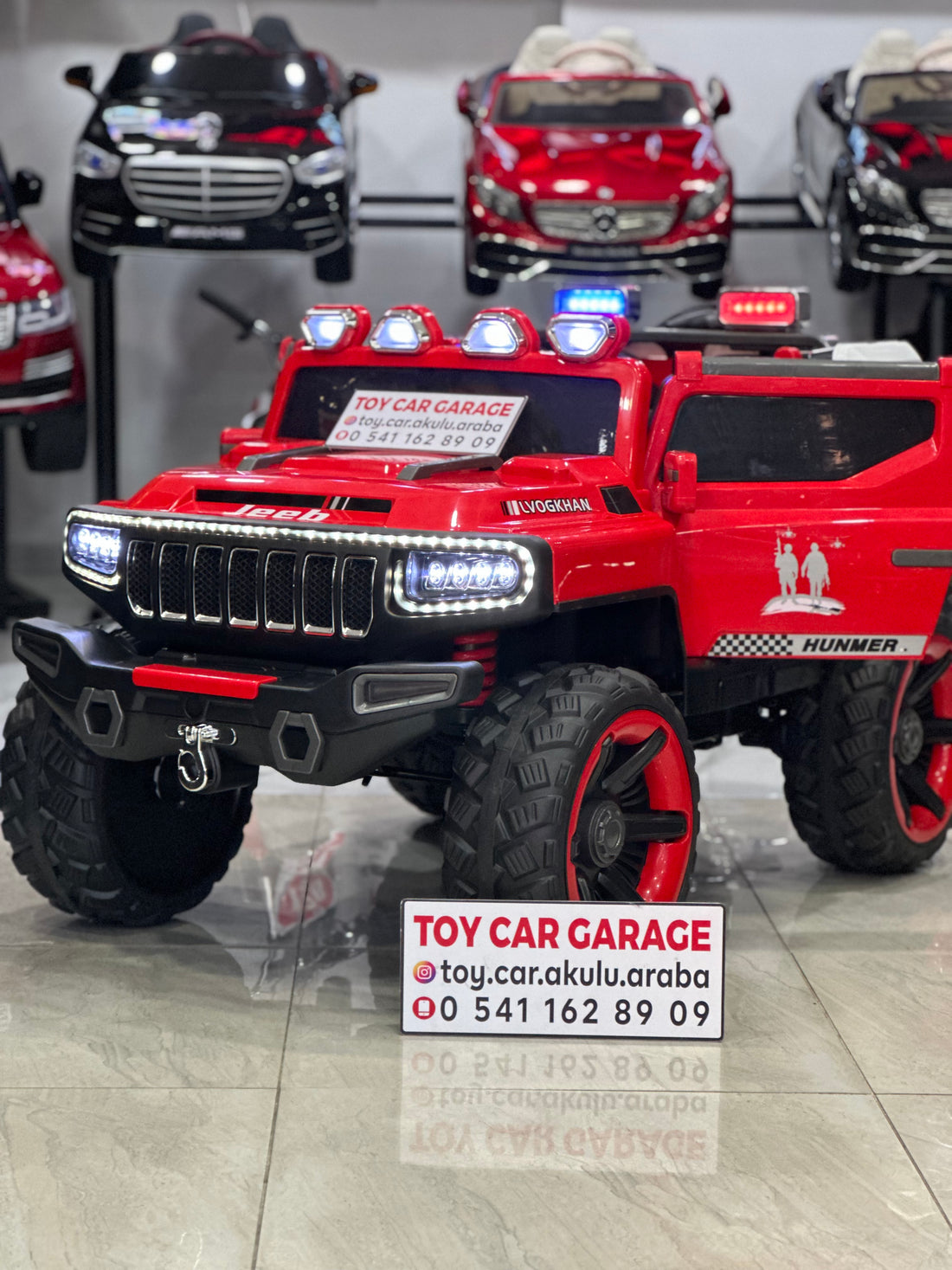 DEV JEEP 24W 4*4 KIRMIZI