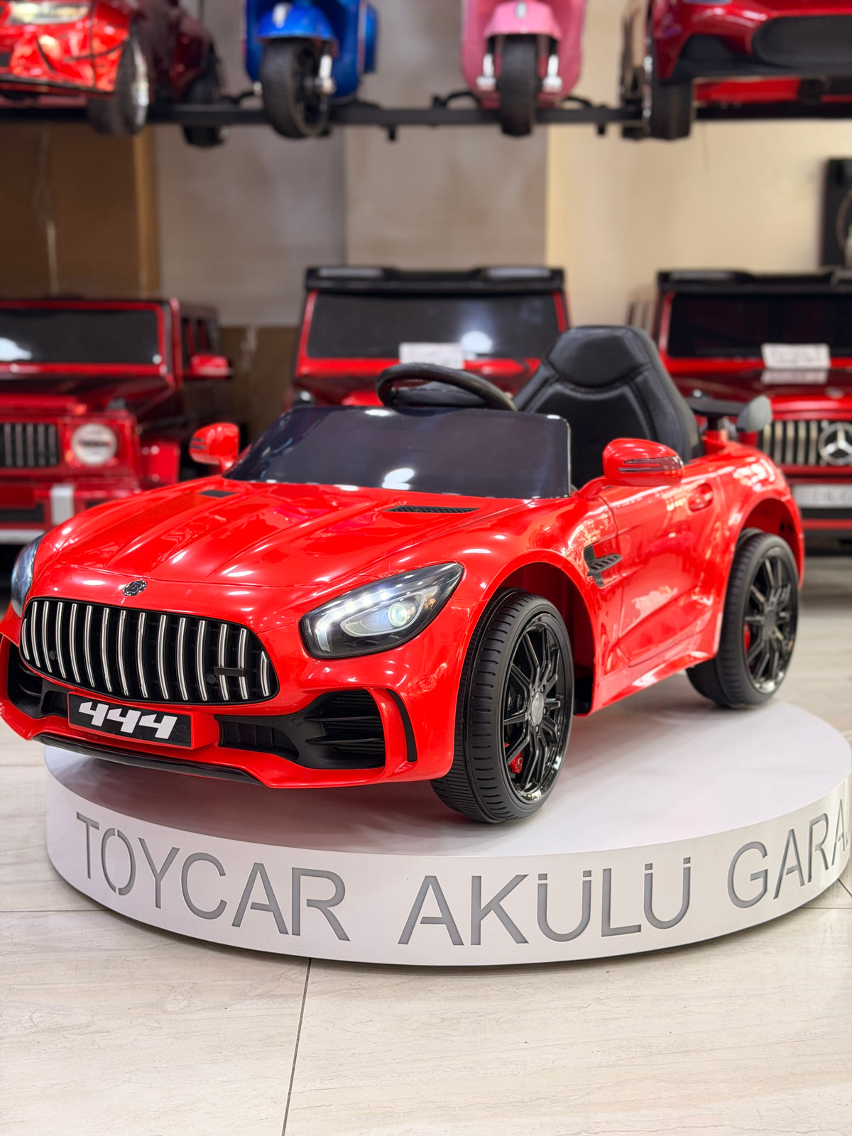 MERCEDES AKÜLÜ ARABA 12W 0-6 YAŞ KIRMIZI