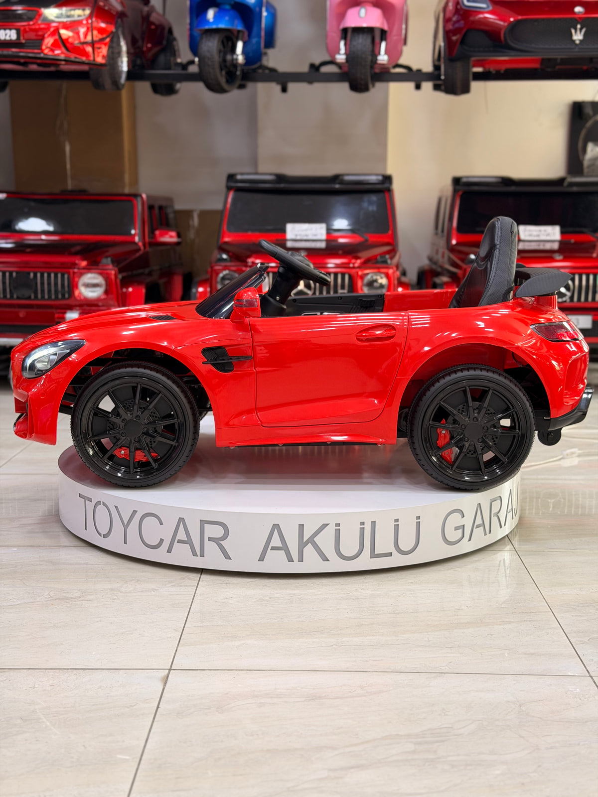 MERCEDES AKÜLÜ ARABA 12W 0-6 YAŞ KIRMIZI