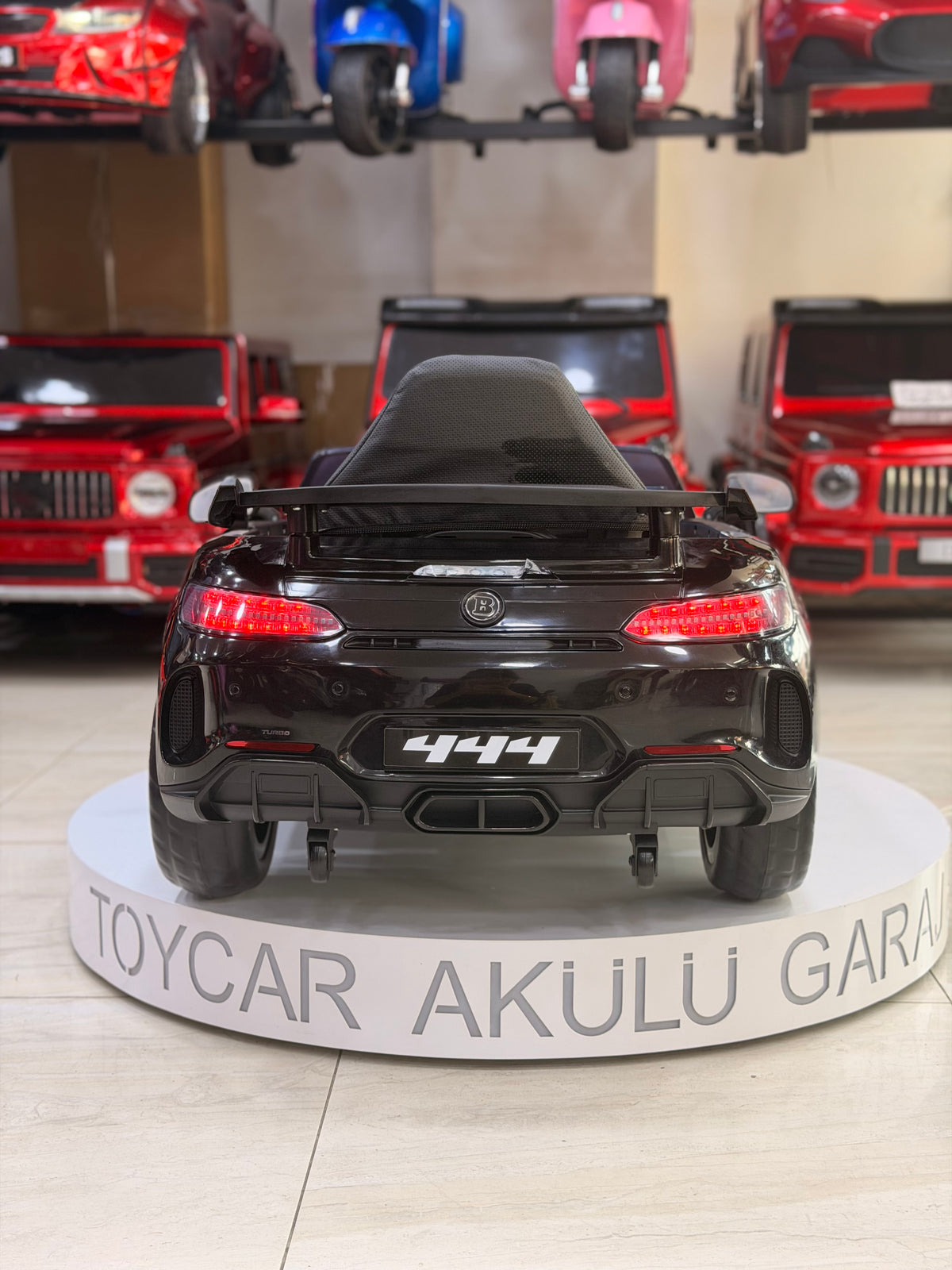 MERCEDES AKÜLÜ ARABA EVA LASTİK 12W 0-6 YAŞ SİYAH