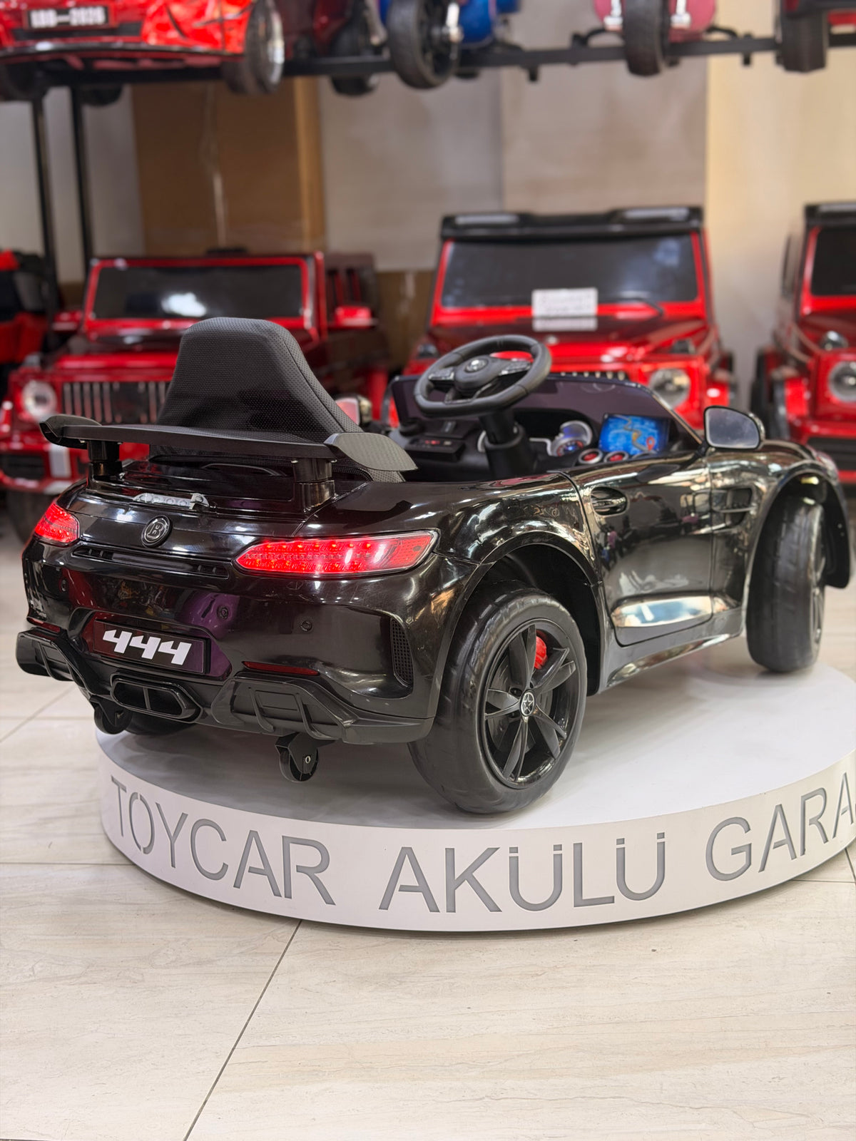 MERCEDES AKÜLÜ ARABA EVA LASTİK 12W 0-6 YAŞ SİYAH