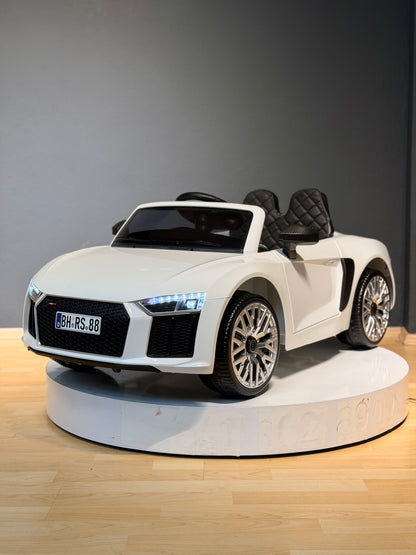 AUDİ AKÜLÜ ARABA 12W 0-6 YAŞ BEYAZ