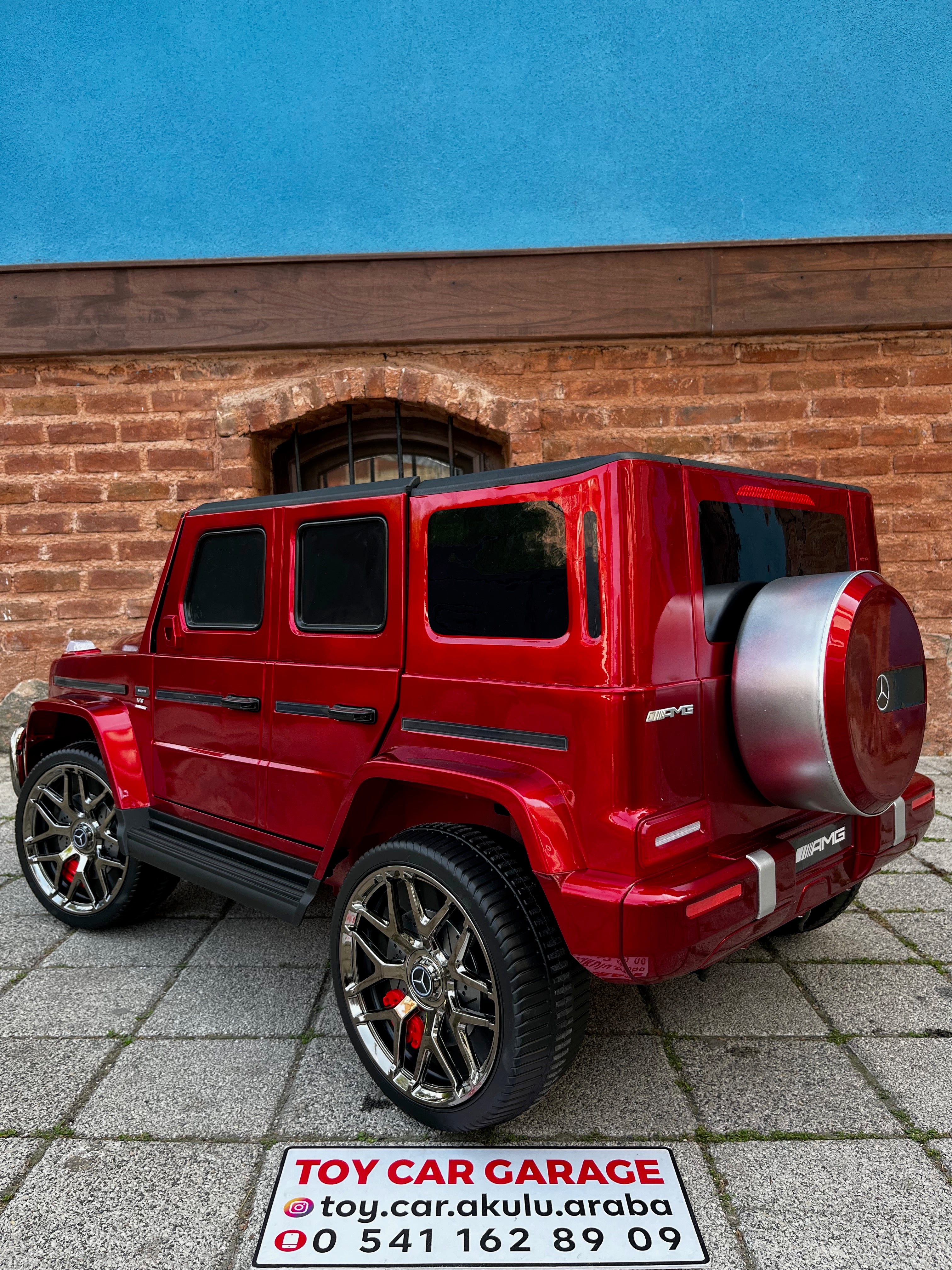 MERCEDES G63 AKÜLÜ ARABA 24W BORDO