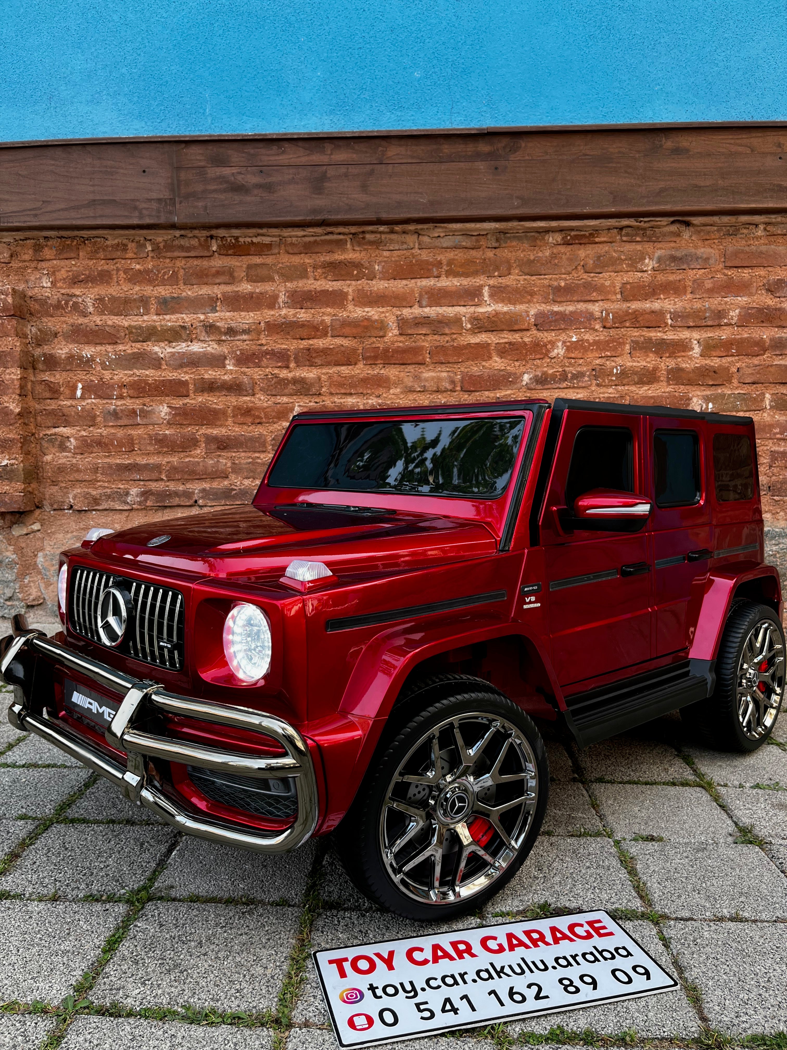 MERCEDES G63 AKÜLÜ ARABA 24W BORDO