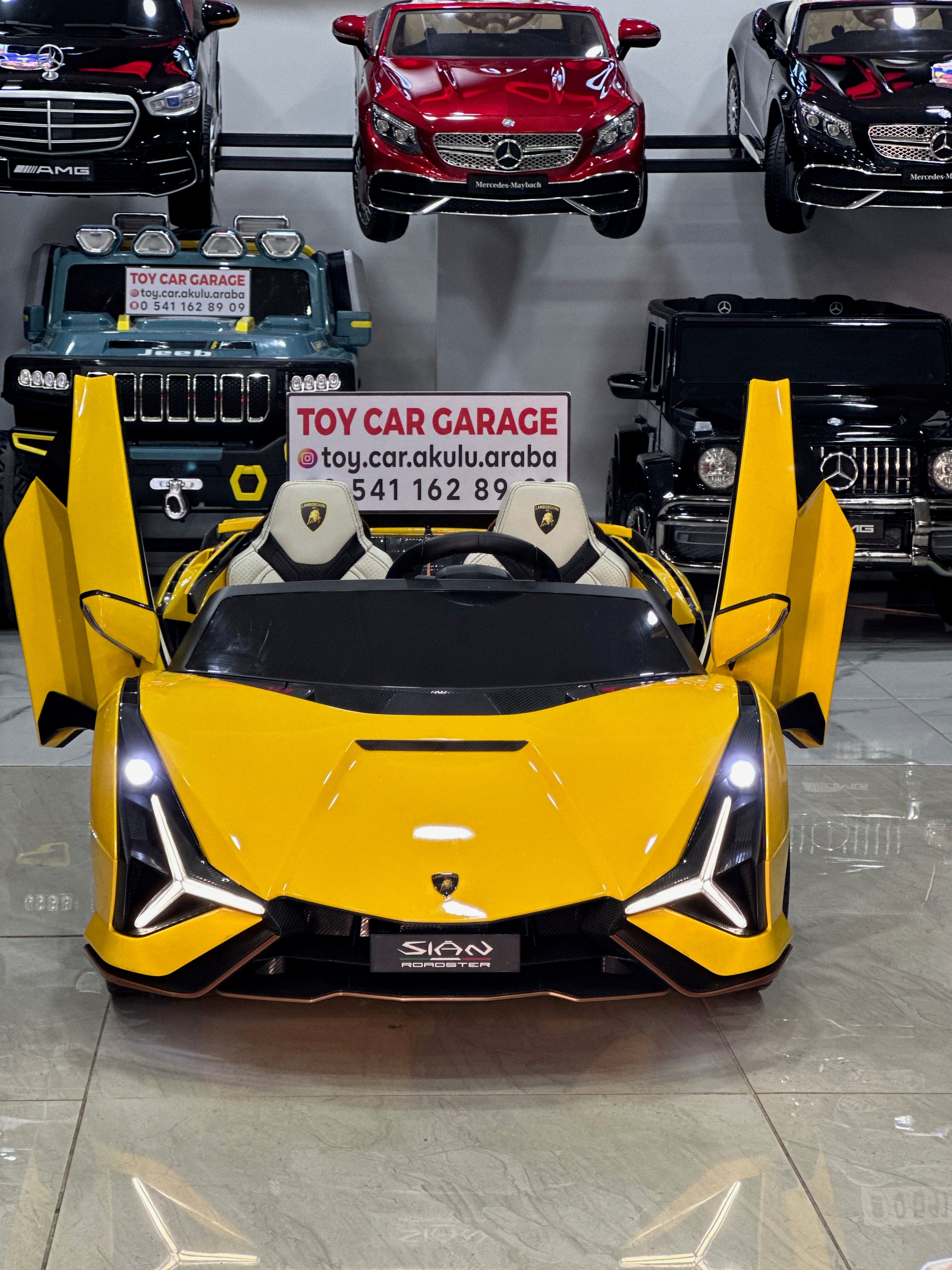 LAMBORGHİNİ SİAN DRİFT ARABASI 24W SARI