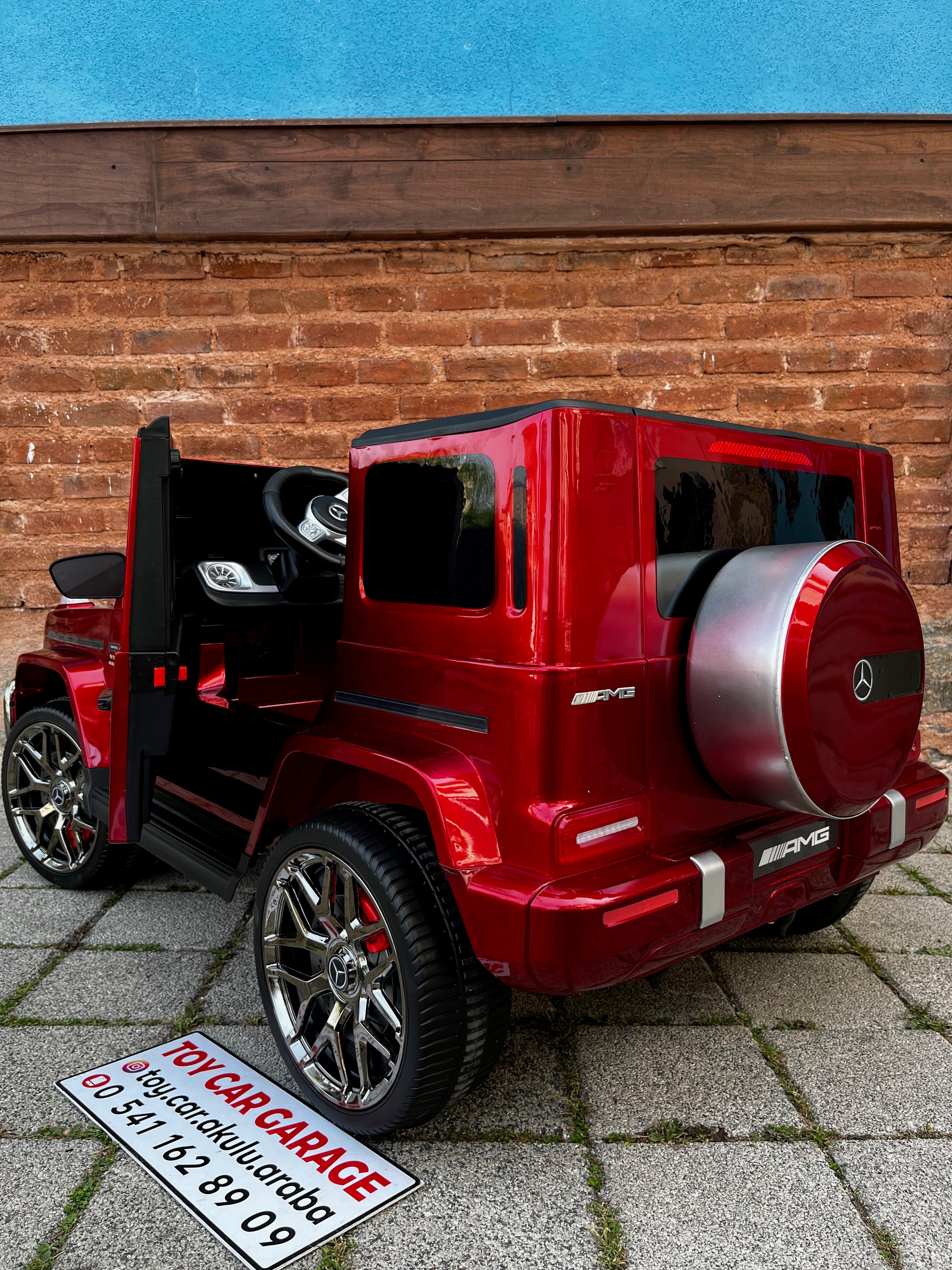 MERCEDES G63 AKÜLÜ ARABA 24W BORDO