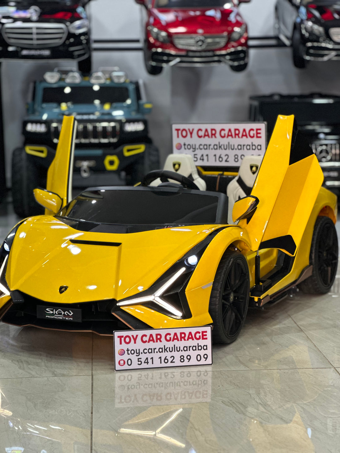 LAMBORGHİNİ SİAN DRİFT ARABASI 24W SARI