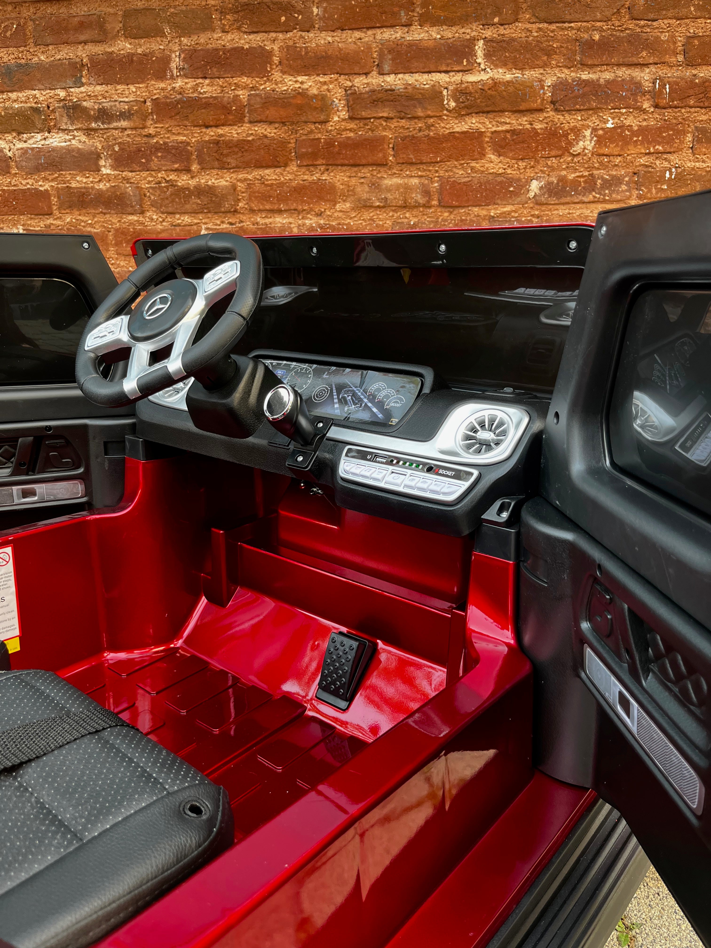 MERCEDES G63 AKÜLÜ ARABA 24W BORDO