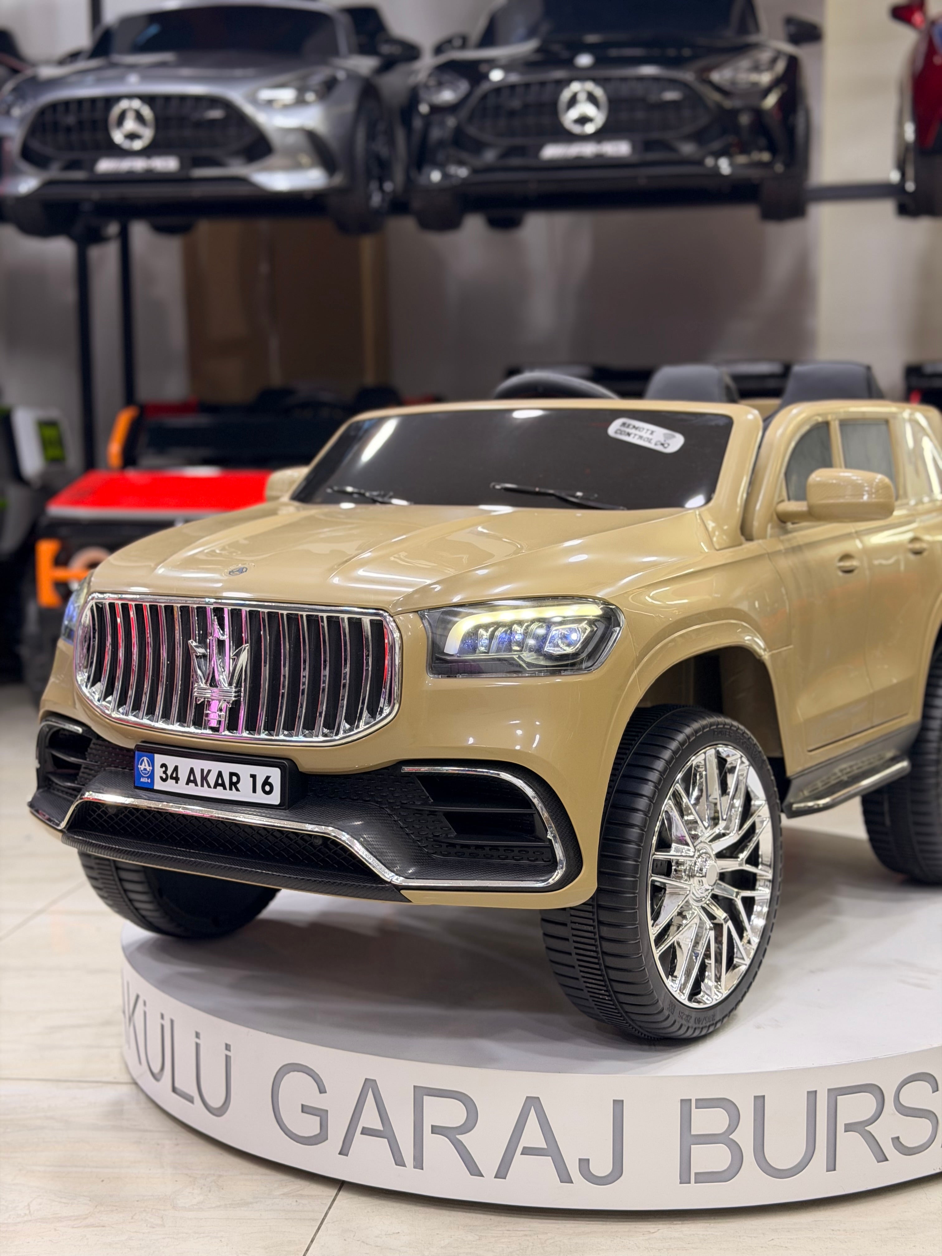 MASERATİ AKÜLÜ ARABA 12W 0-6 YAŞ KUM