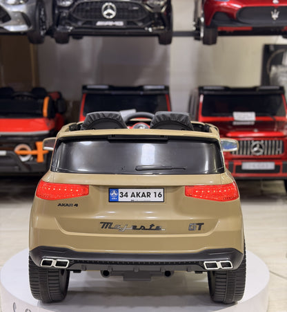 MASERATİ AKÜLÜ ARABA 12W 0-6 YAŞ KUM