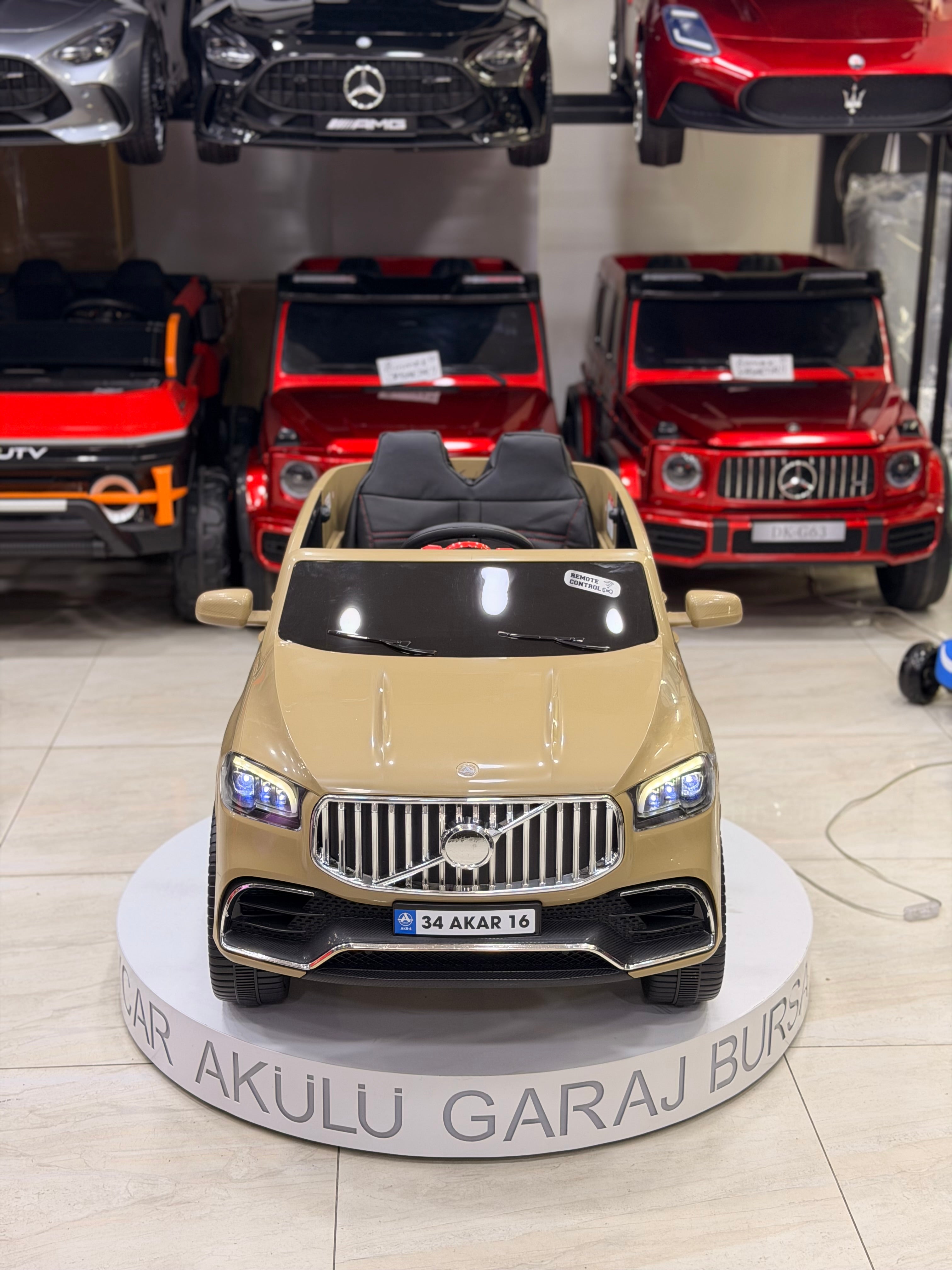 VOLVO AKÜLÜ ARABA 12W 0-6 YAŞ KUM